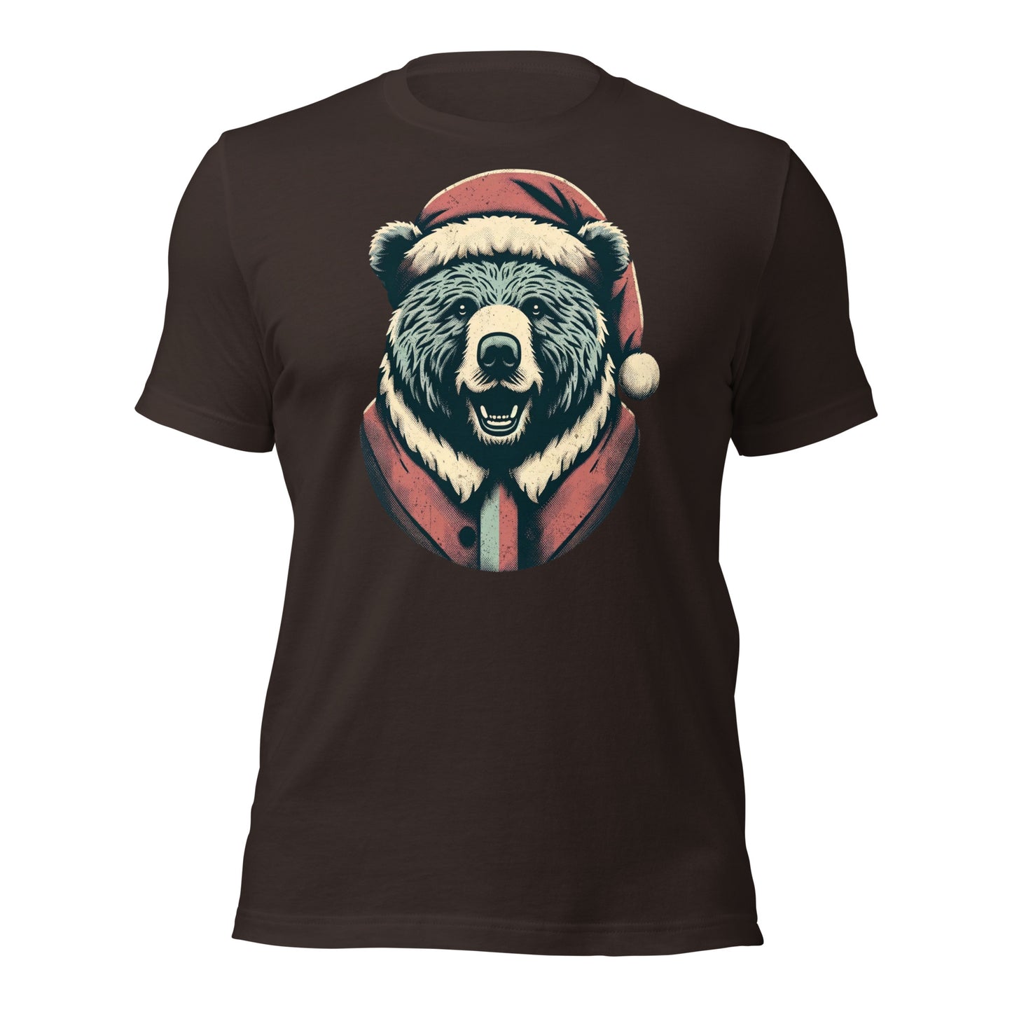 Bear-ly Merry: Rustic Christmas Retreat with Santa's Fuzziest Helpers Unisex t-shirt
