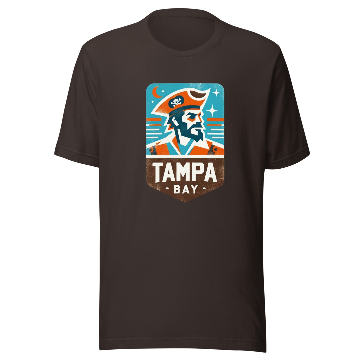 Tampa Bay Gridiron: Pirate Waters - Retro Football Tapestry Series Unisex t-shirt