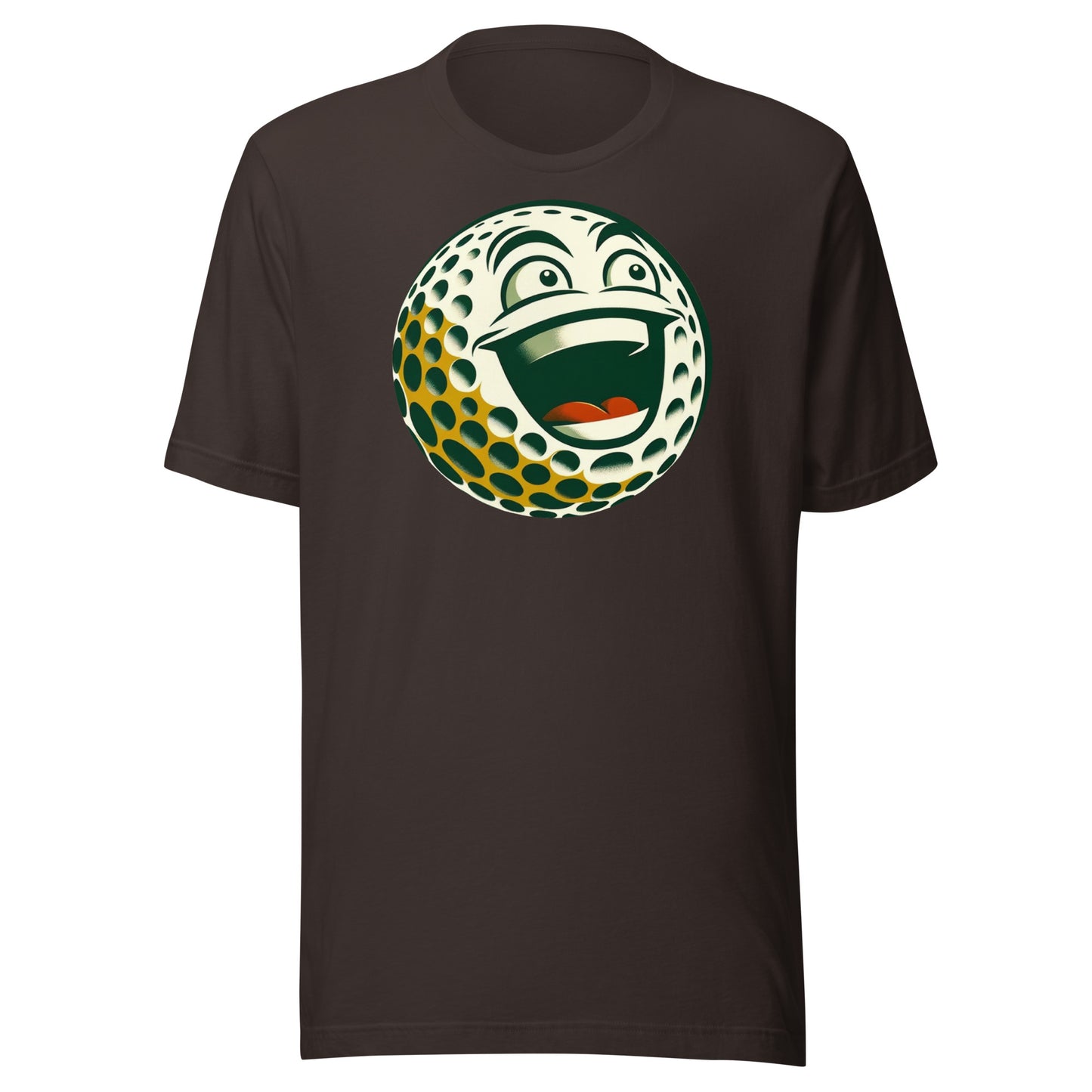 Overly Enthusiastic Golf Ball Unisex t-shirt