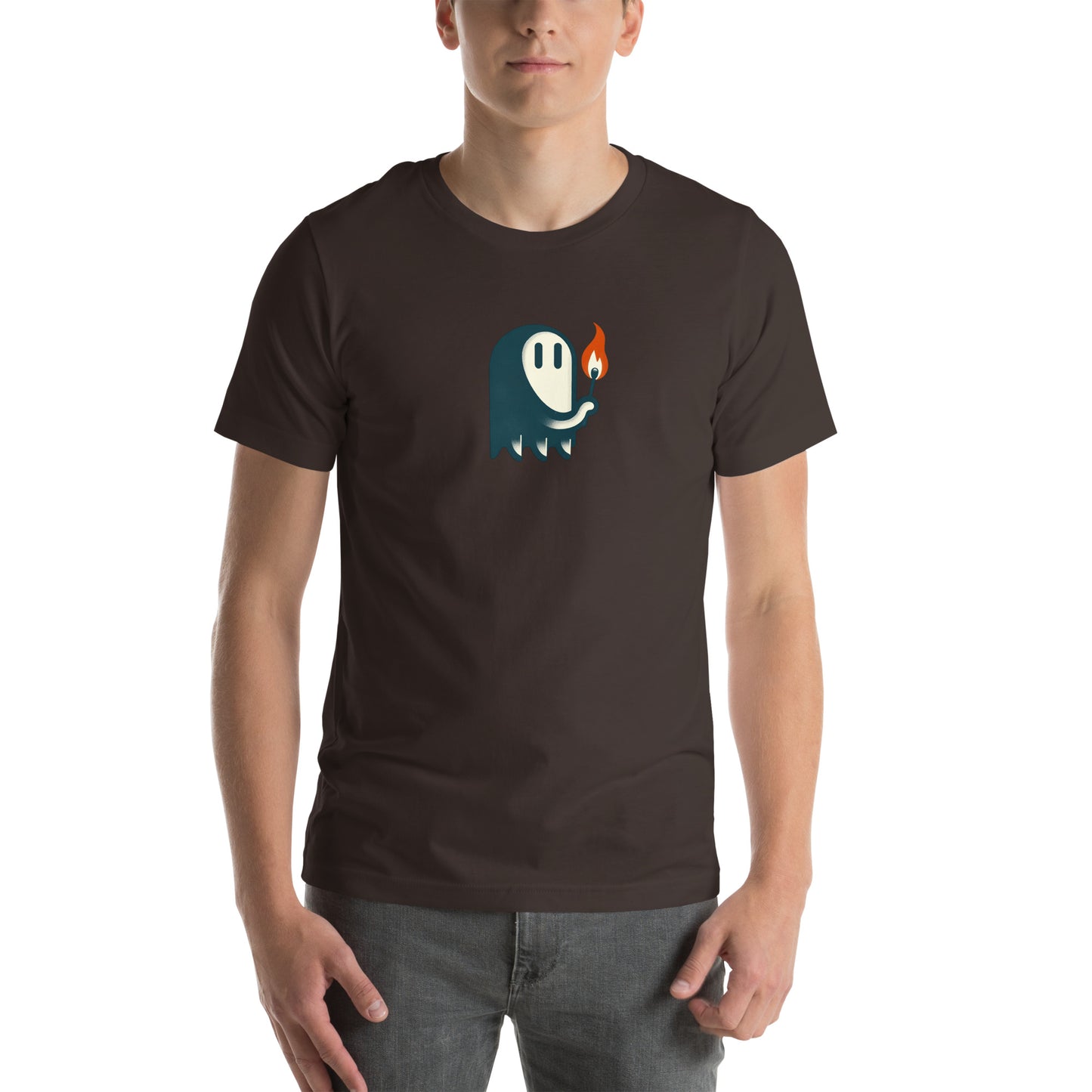 Fire Bug Ghost with Match Graphic Unisex t-shirt