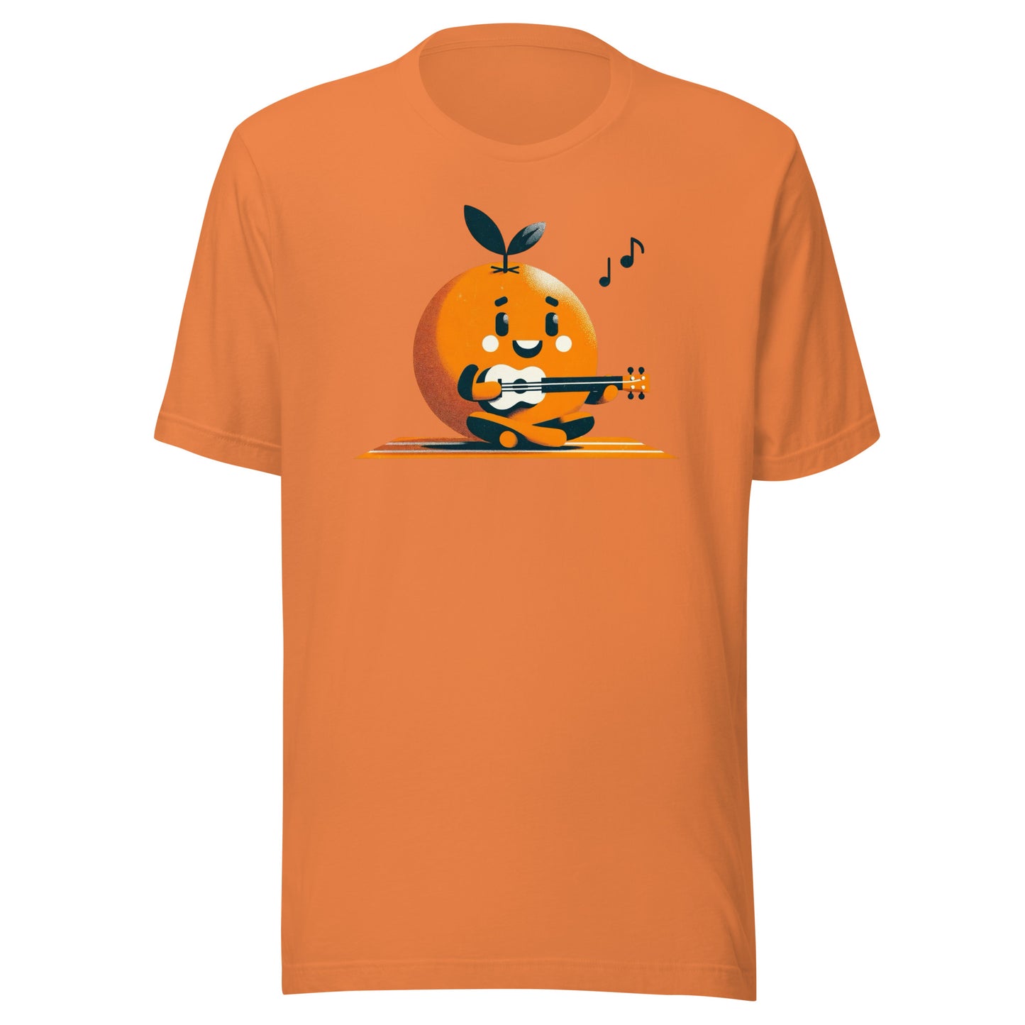 Orange You Tuned - Citrus Musician with ukulele Guitar Unisex Tee