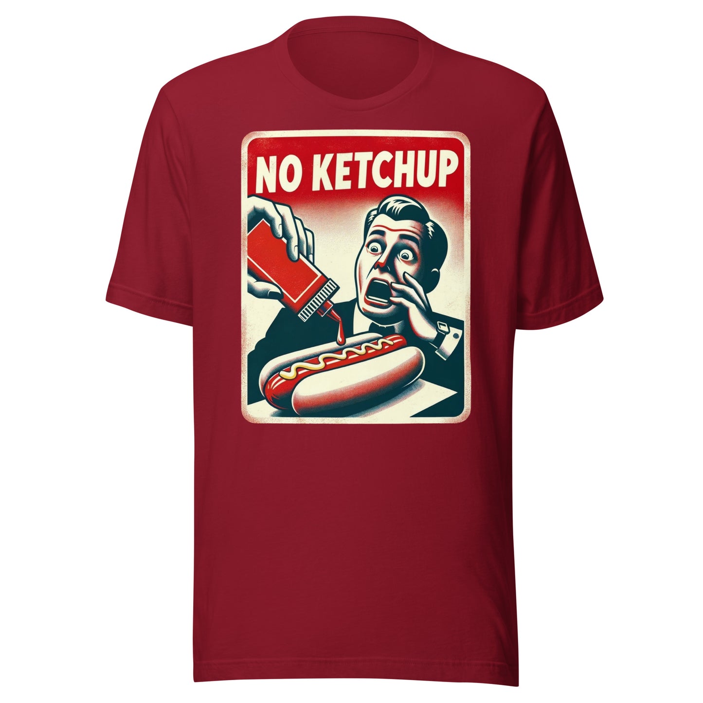 Chicago Horror: No Ketchup Unisex t-shirt