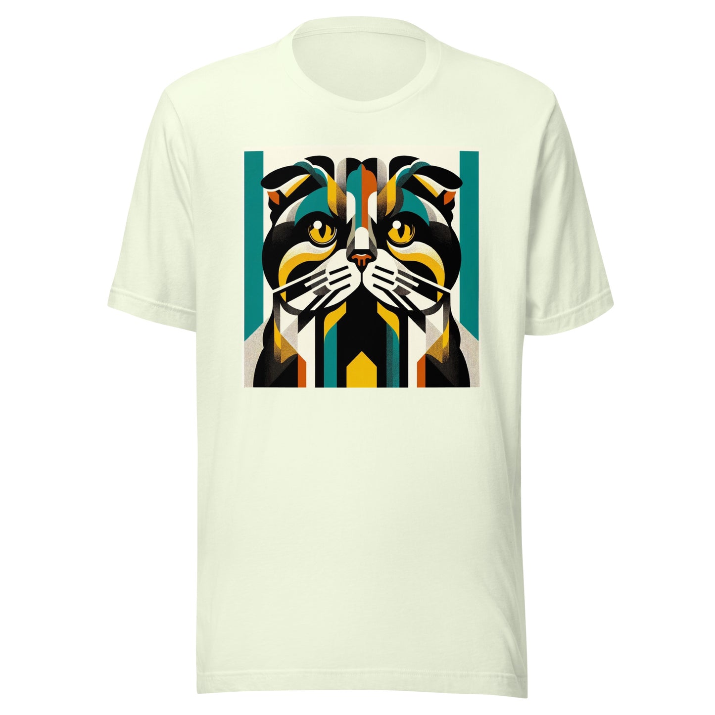 Iron Paws: Scottish Fold Cat Charm - Unique Ears, Universal Love Unisex t-shirt