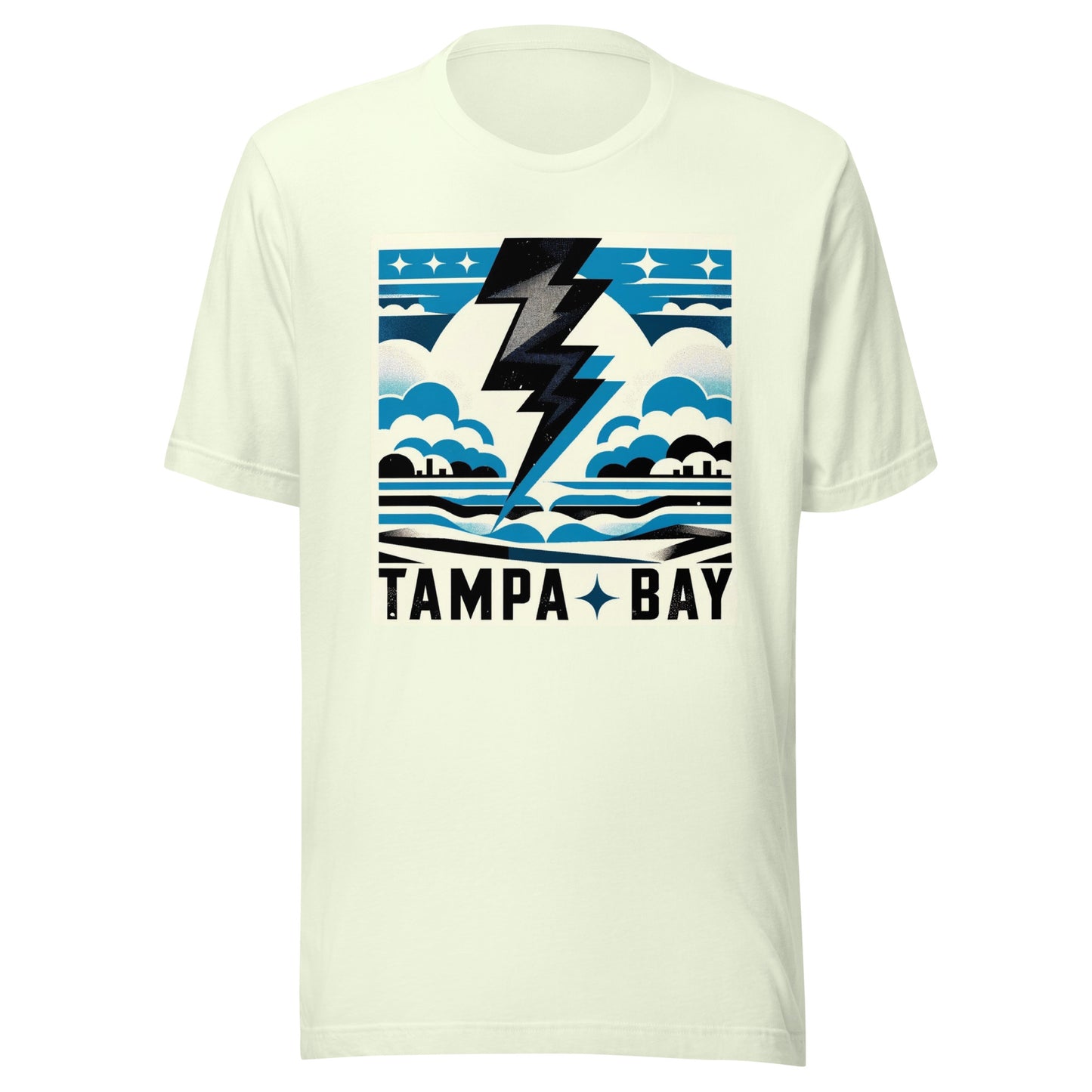 Tampa Bay Rink Roots: The Urban Vintage Hockey Collection Unisex t-shirt