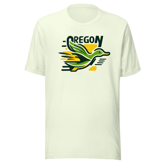Eugene Ducks Gridiron Vintage Rustic GameDay Threads Unisex Tee