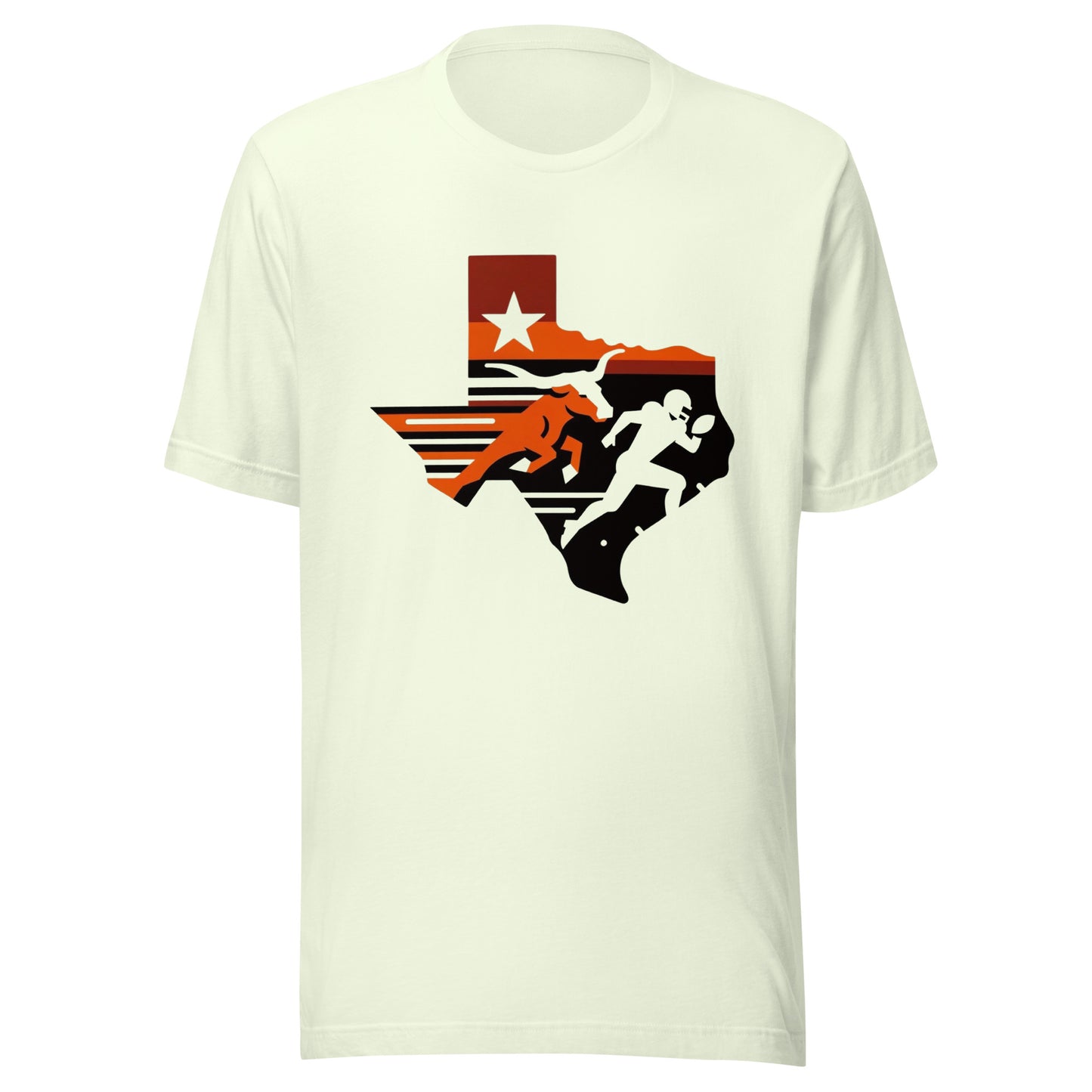 Austin Football Dominance Vintage Rustic College Baller Collection Unisex Tee