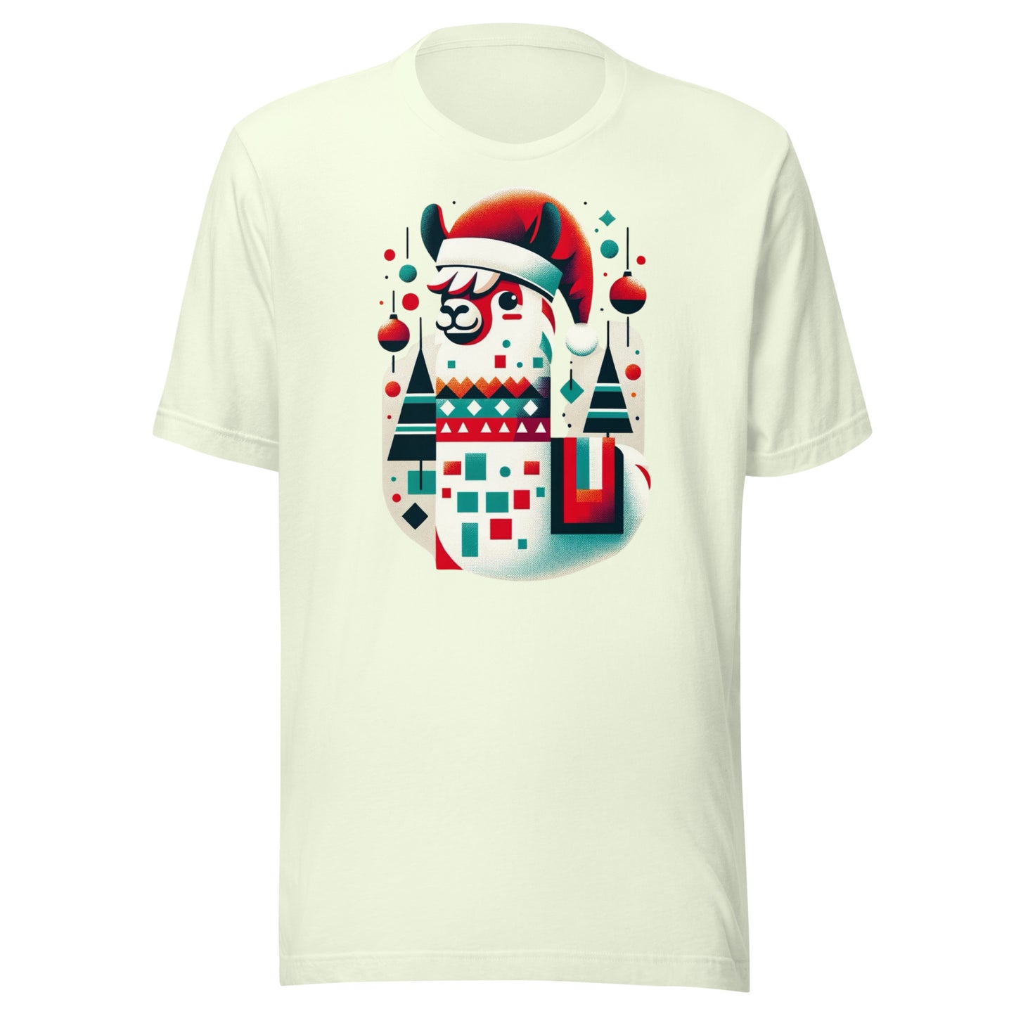 Fa la la la llama Christmas Holiday Unisex t-shirt