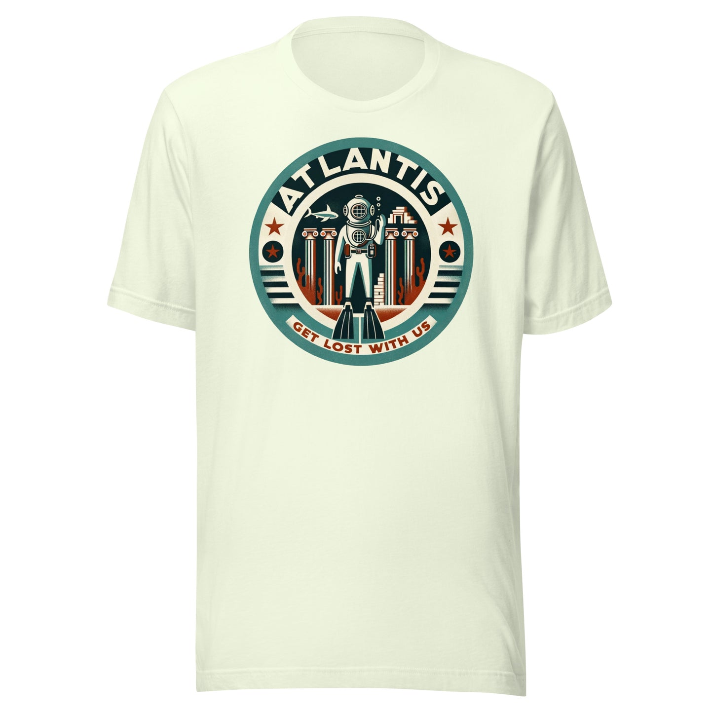 Atlantis Dive Tours - Get Lost with Us Unisex t-shirt