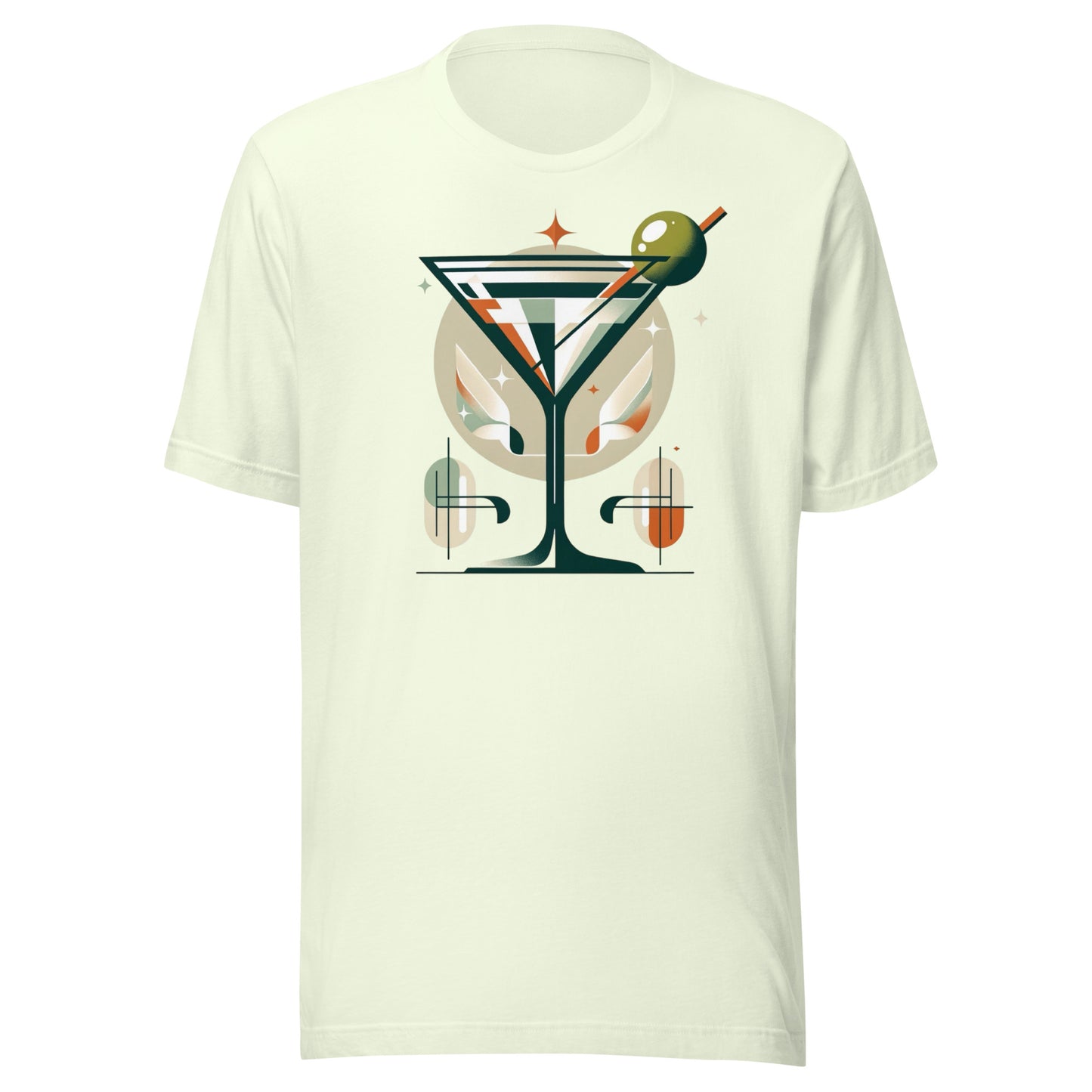 Martini ‘Full Send Saturday’ Mid-Century Modern Drinks Series Unisex t-shirt