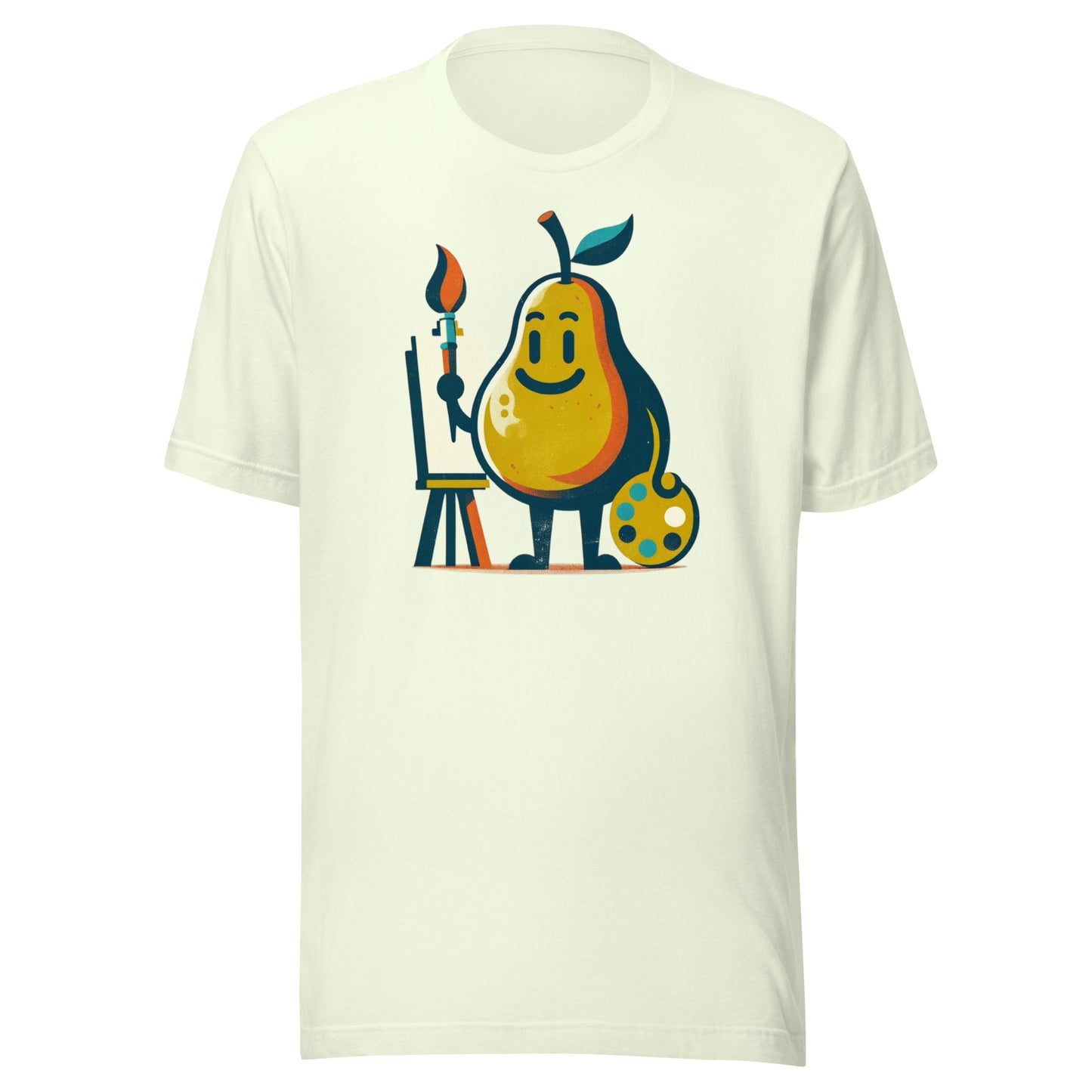 Pear-fectly Artistic - Creative Pear with Paints Unisex Tee