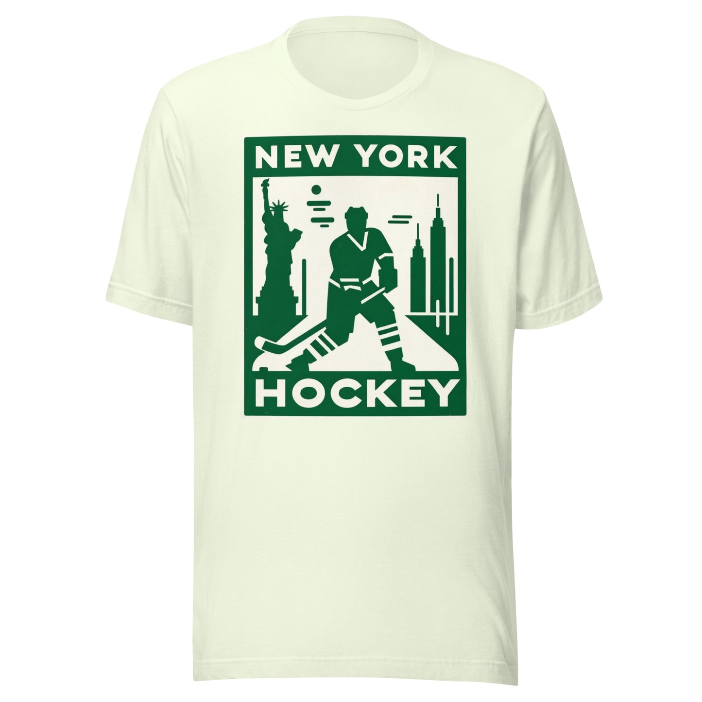 New York Hockey St. Patrick’s Day Special Minimalist Unisex t-shirt