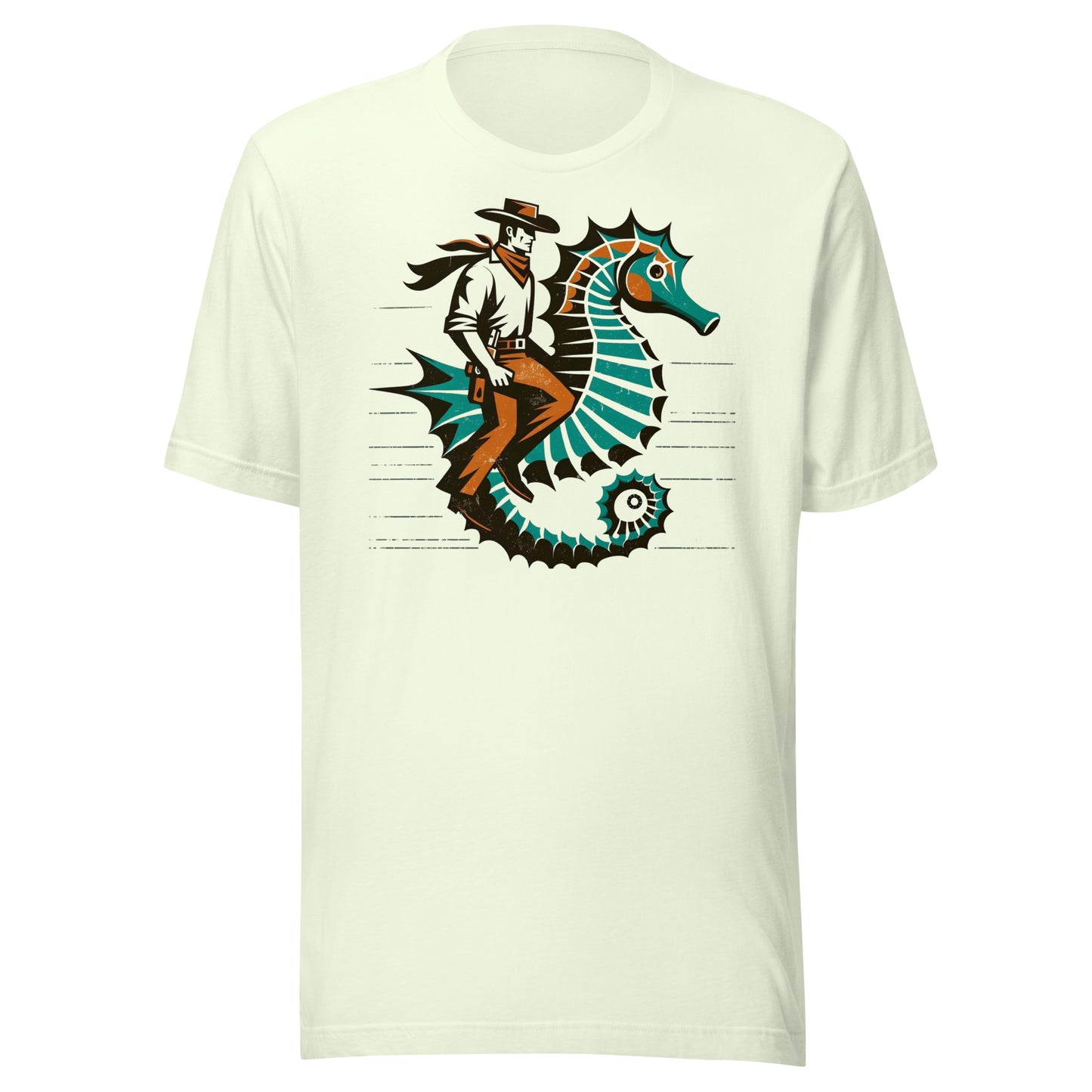 Cowboy Seahorse Sea Adventure Unisex t-shirt