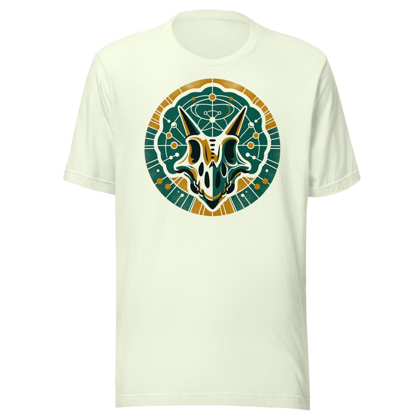 Triceratops Geometric Graphic Unisex t-shirt