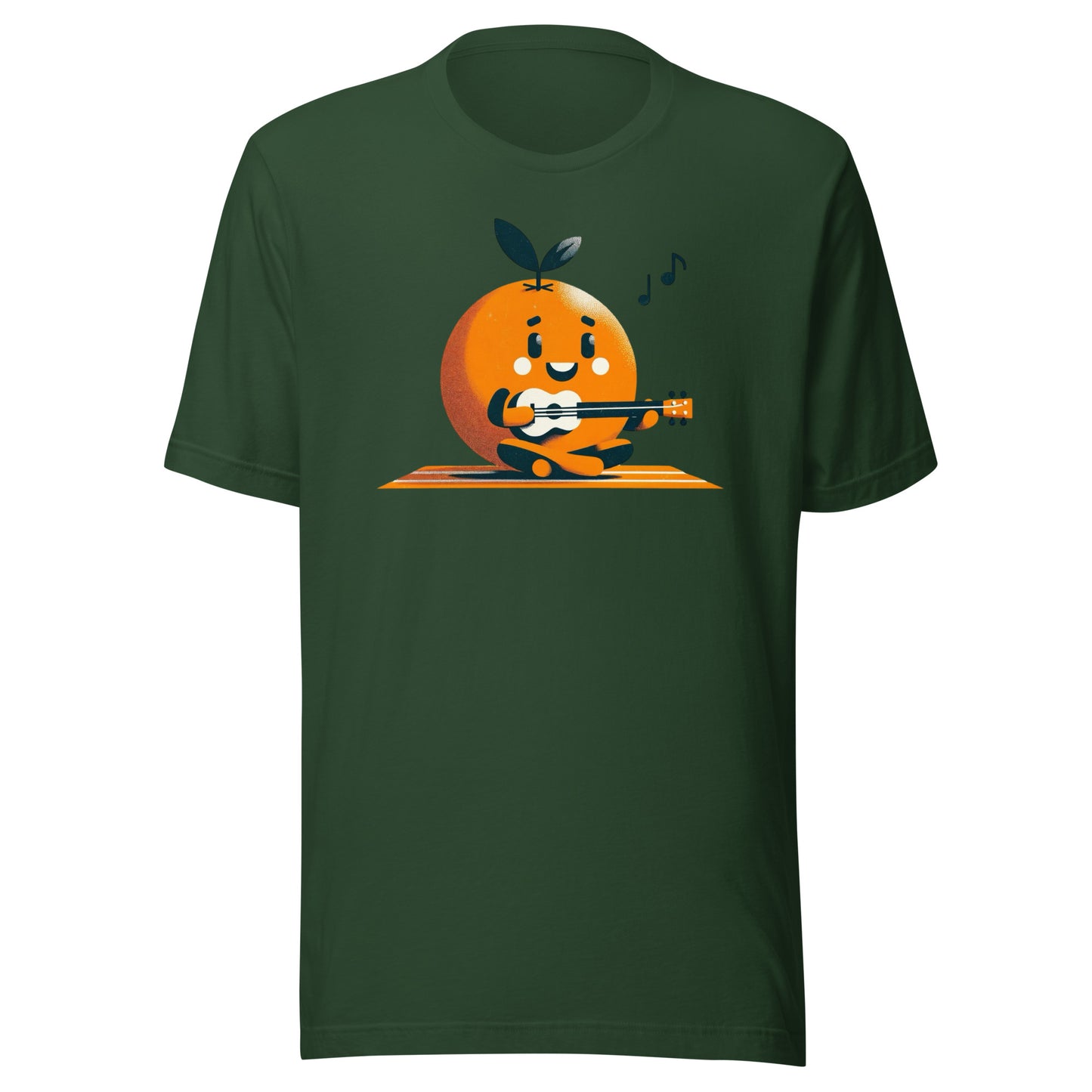 Orange You Tuned - Citrus Musician with ukulele Guitar Unisex Tee