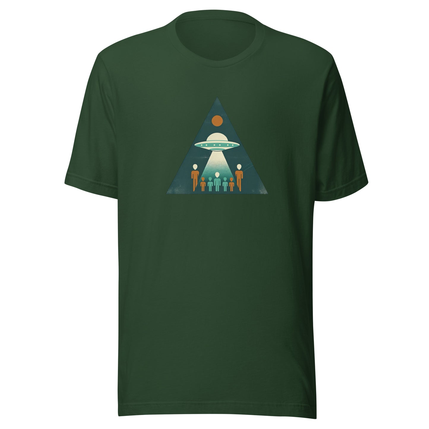 Punk Pop Minimalist Alien Abduction Unisex t-shirt