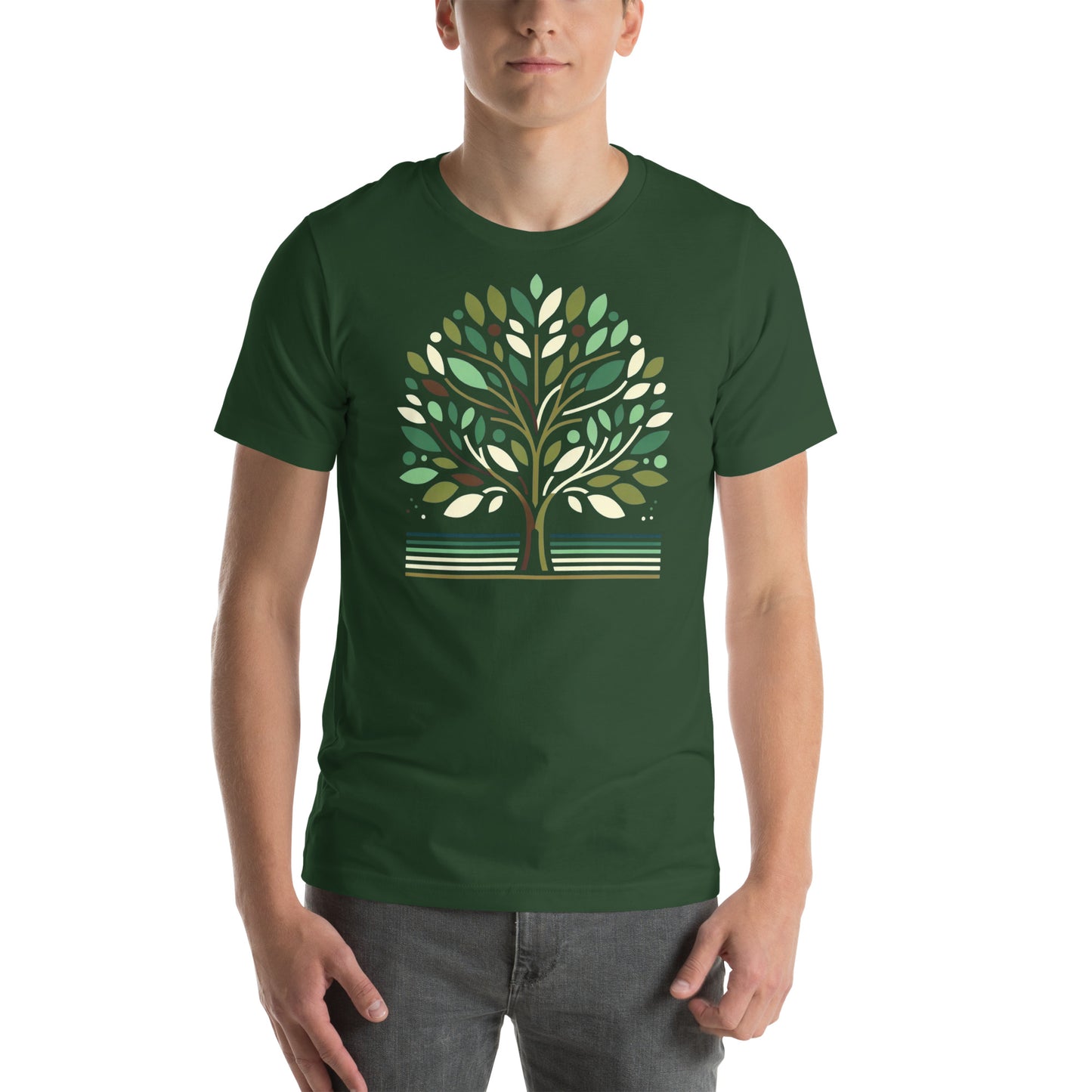 Stylized Tree Nature Unisex T-Shirt