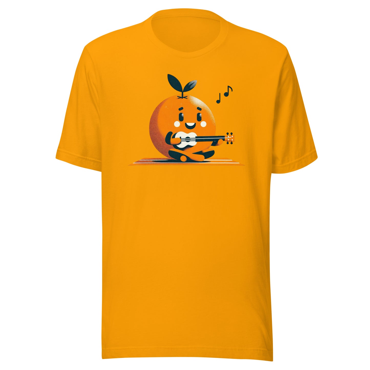 Orange You Tuned - Citrus Musician with ukulele Guitar Unisex Tee