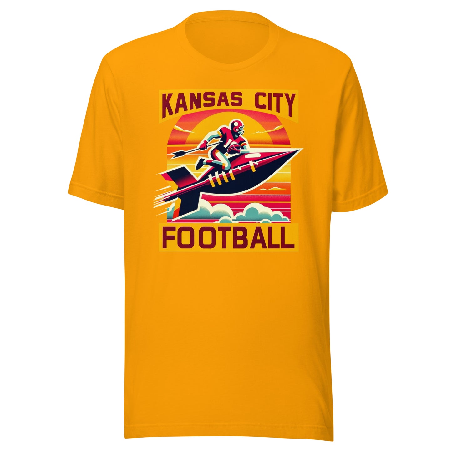 Kansas City Football Rocketman Unisex t-shirt
