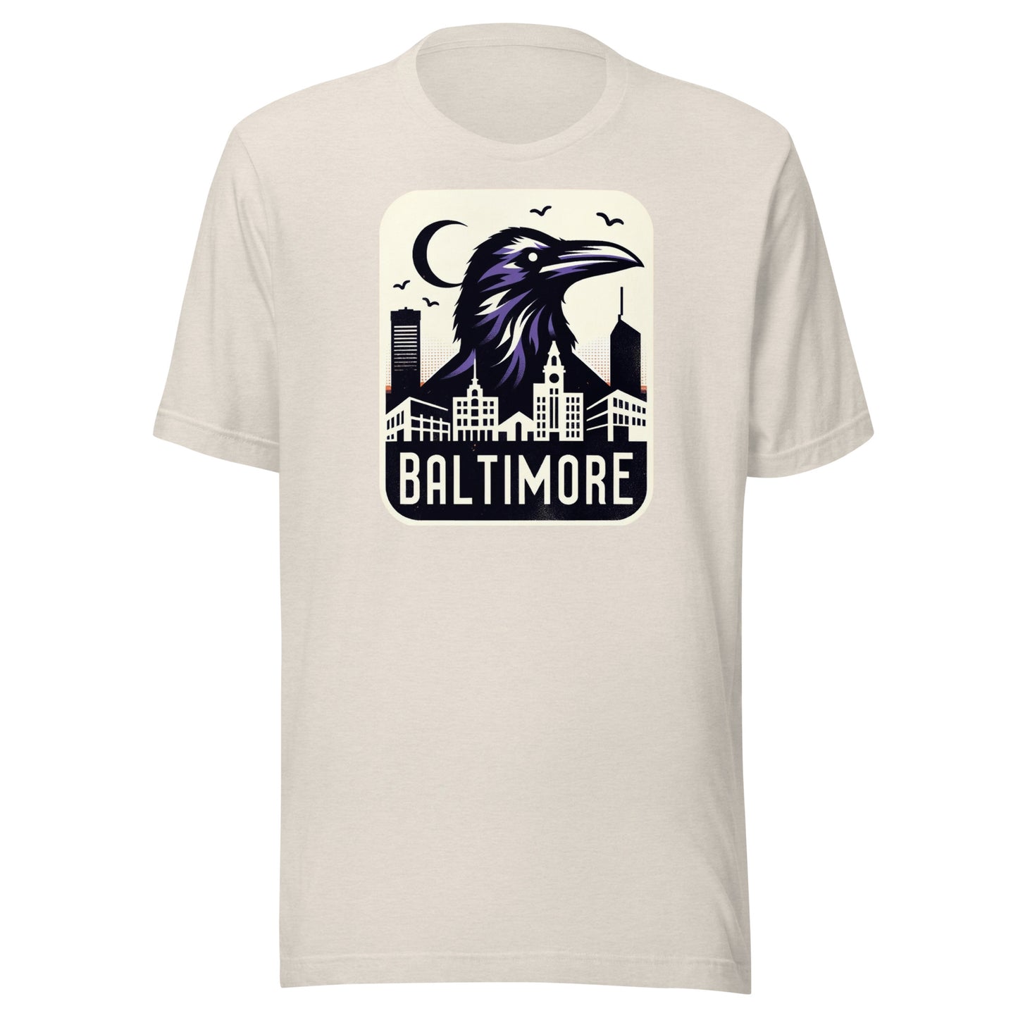 Baltimore Gridiron: Harbor Birds - Retro Football Tapestry Series Unisex t-shirt