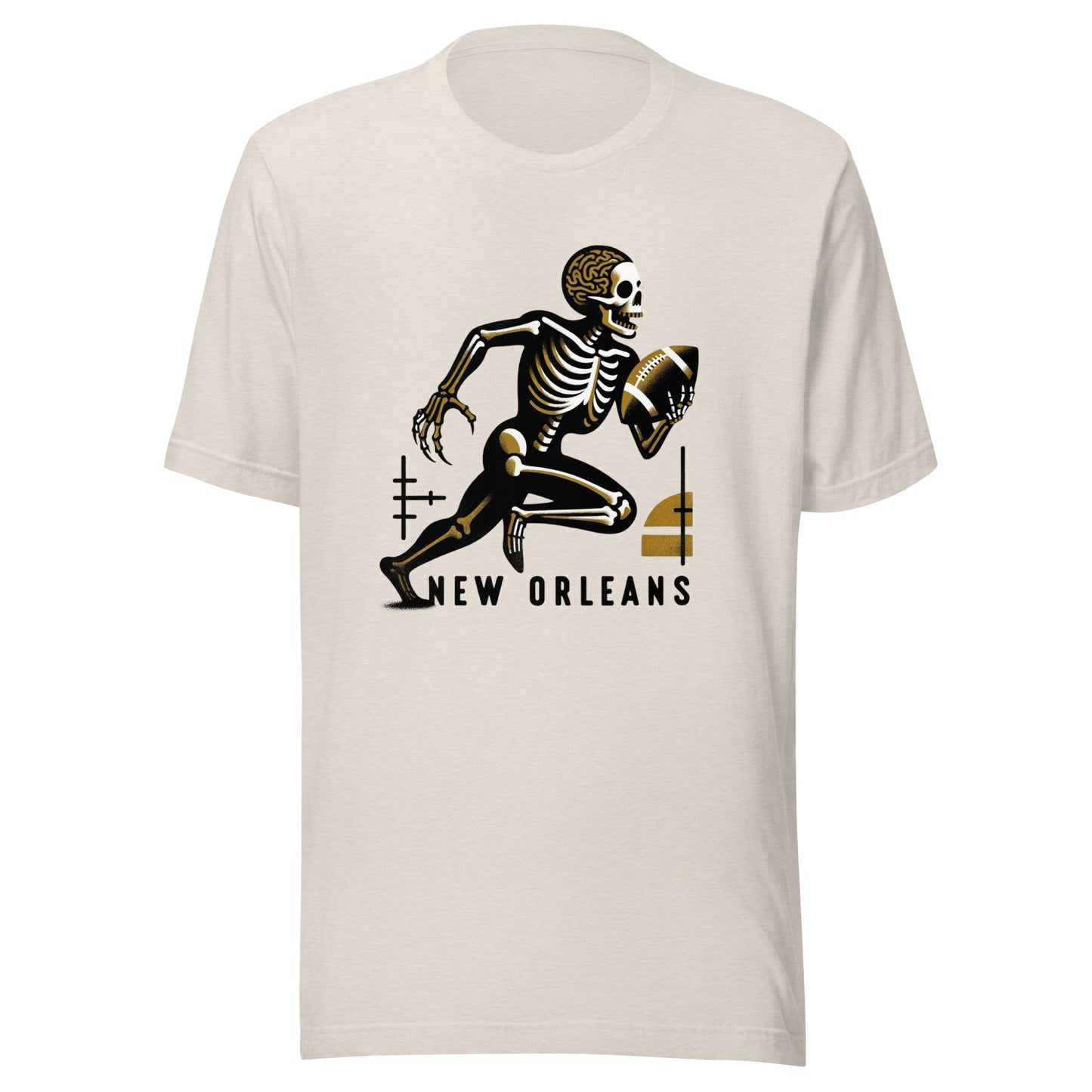 New Orleans Gridiron: Zombie Army - Retro Football Tapestry Series Unisex t-shirt