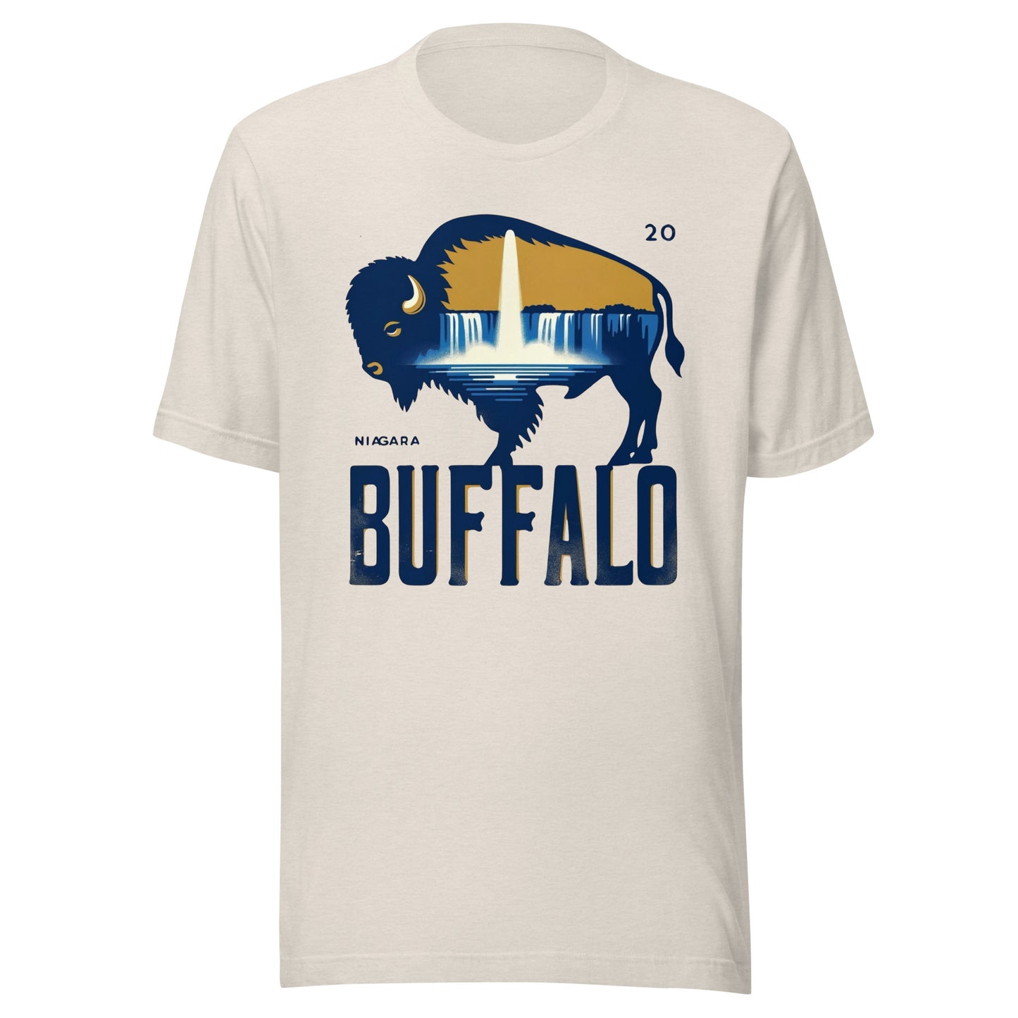 Buffalo Rink Roots: The Urban Vintage Hockey Collection Unisex t-shirt