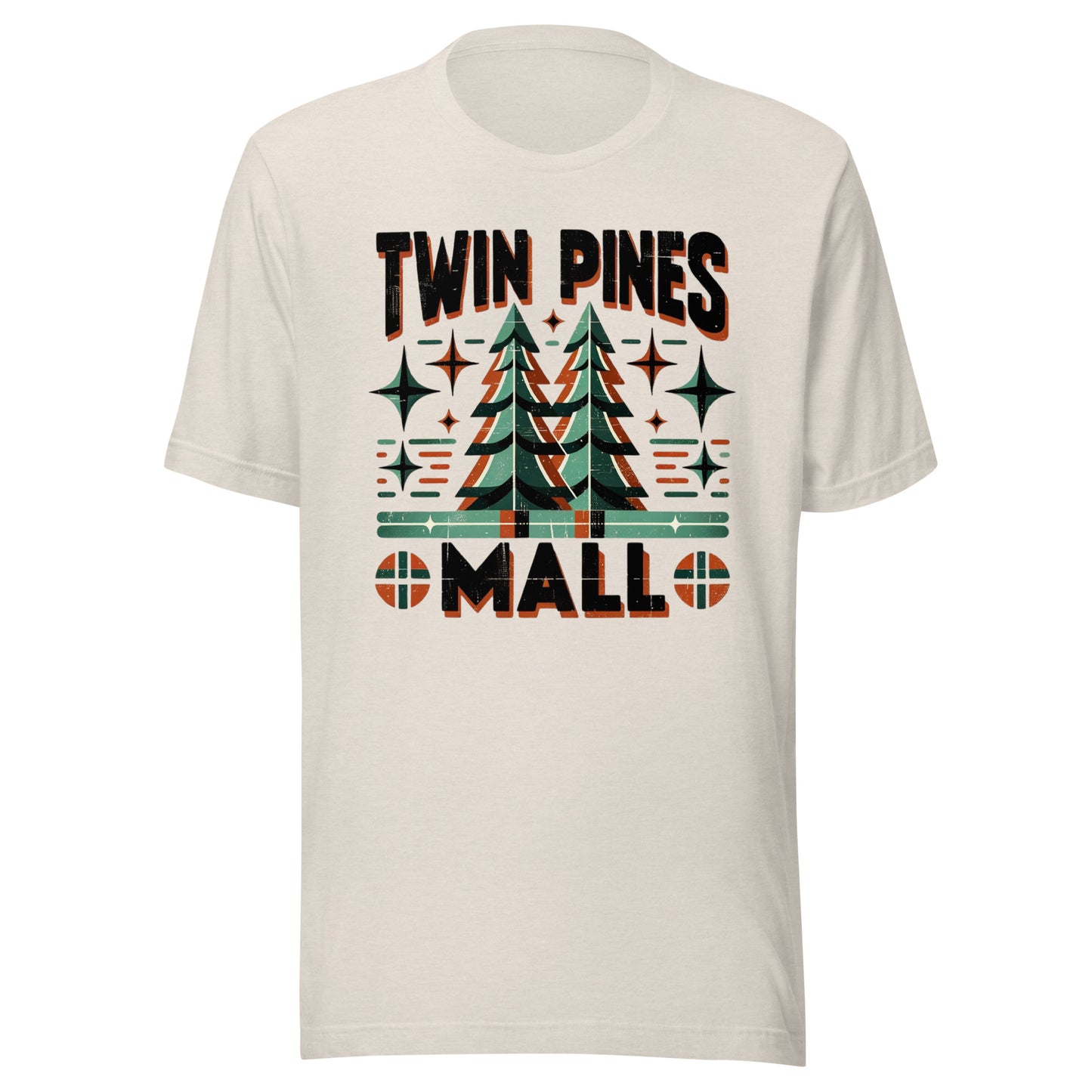 Back to the Mall Twin Pines Christmas Unisex t-shirt