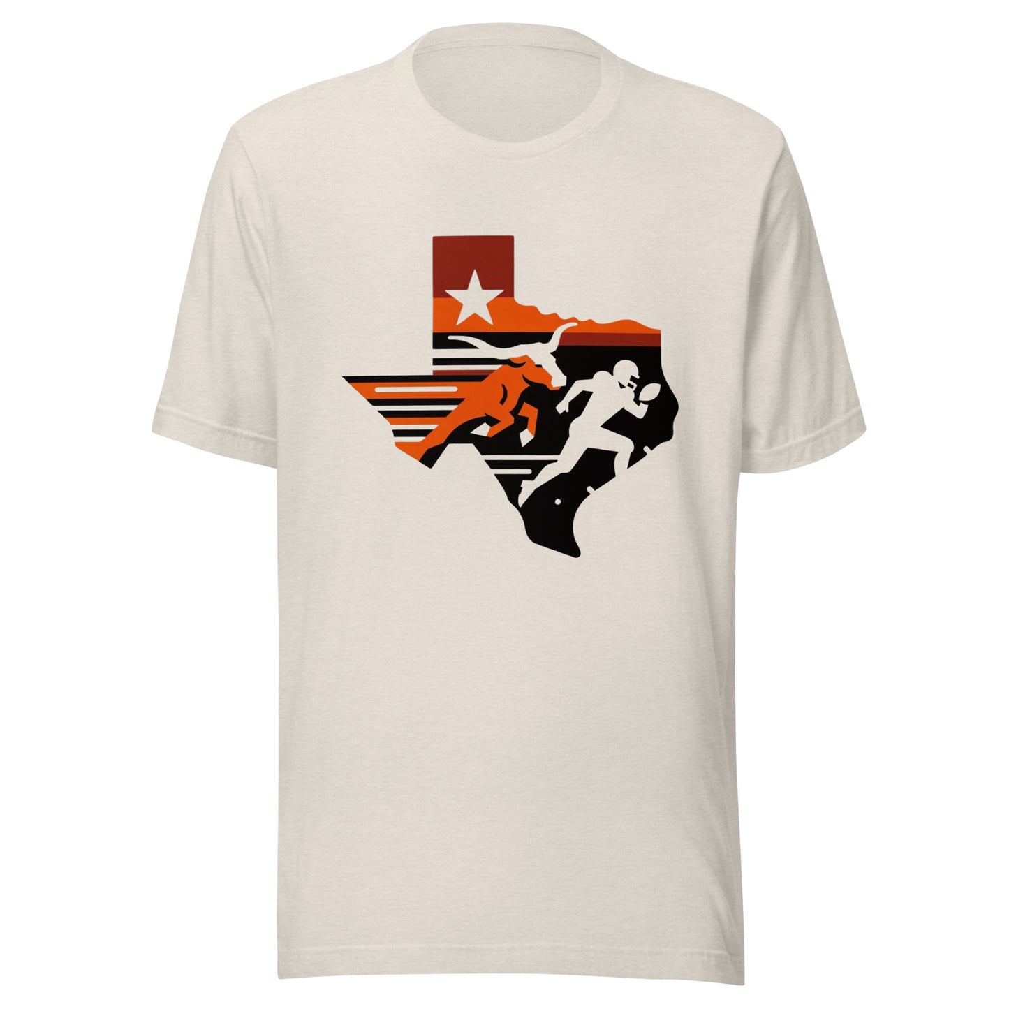 Austin Football Dominance Vintage Rustic College Baller Collection Unisex Tee