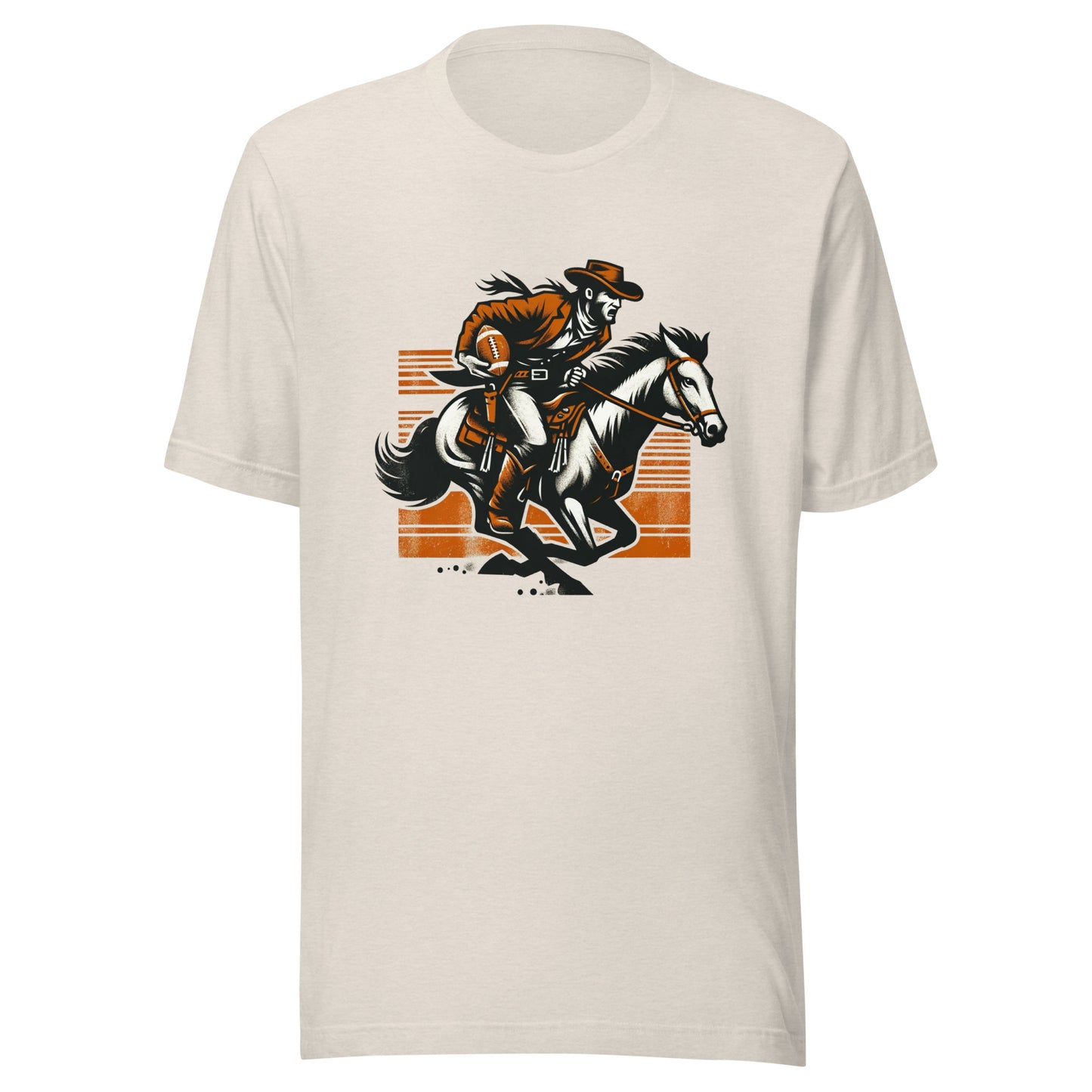Cowboy Gridiron Legends Vintage Rustic College Baller Collection Unisex Tee