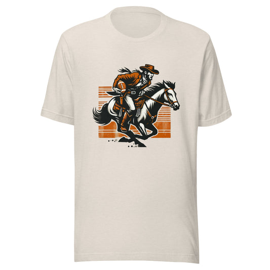 Cowboy Gridiron Legends Vintage Rustic College Baller Collection Unisex Tee