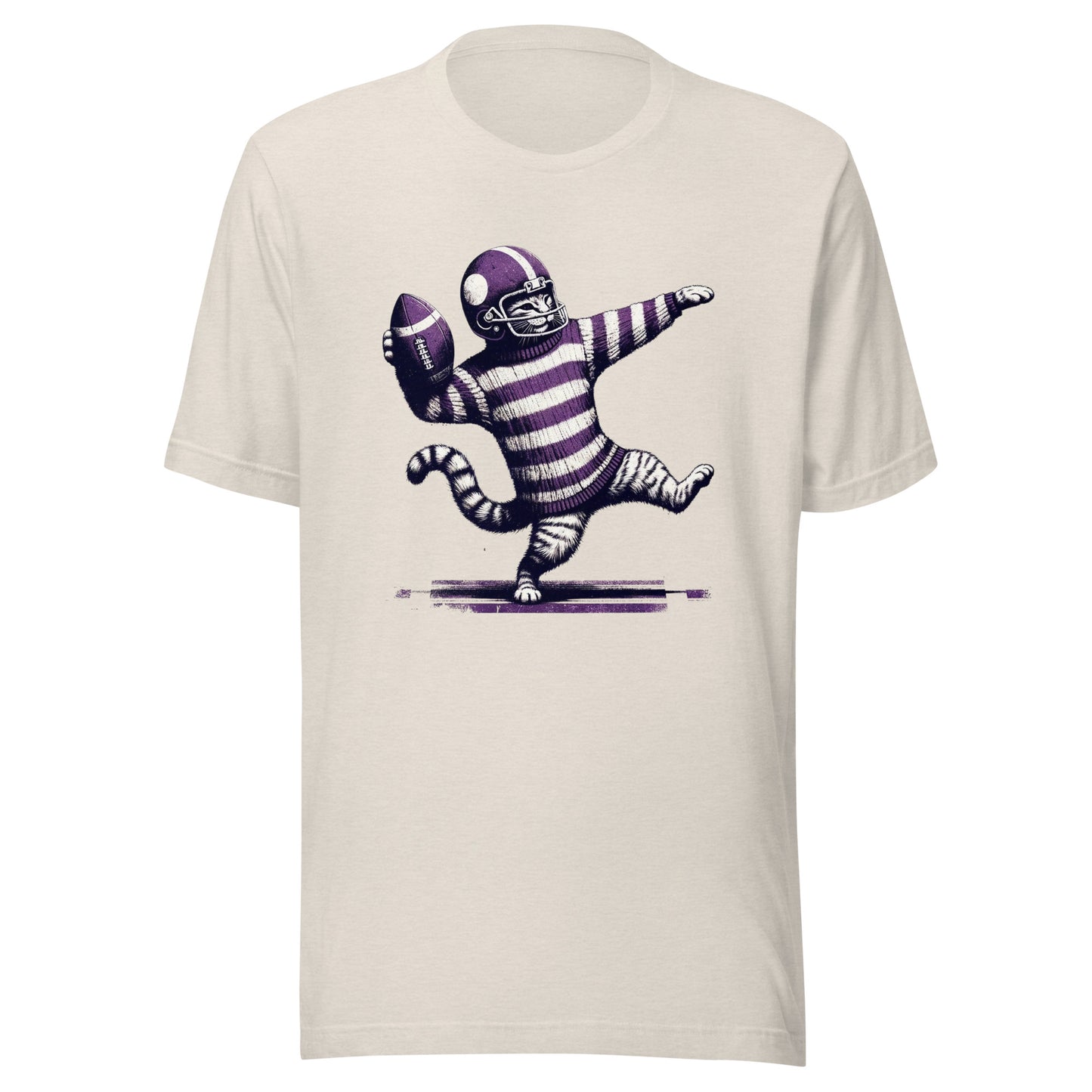 Evanston Wildcat Legends of the Field Rustic Gridiron Unisex Tee