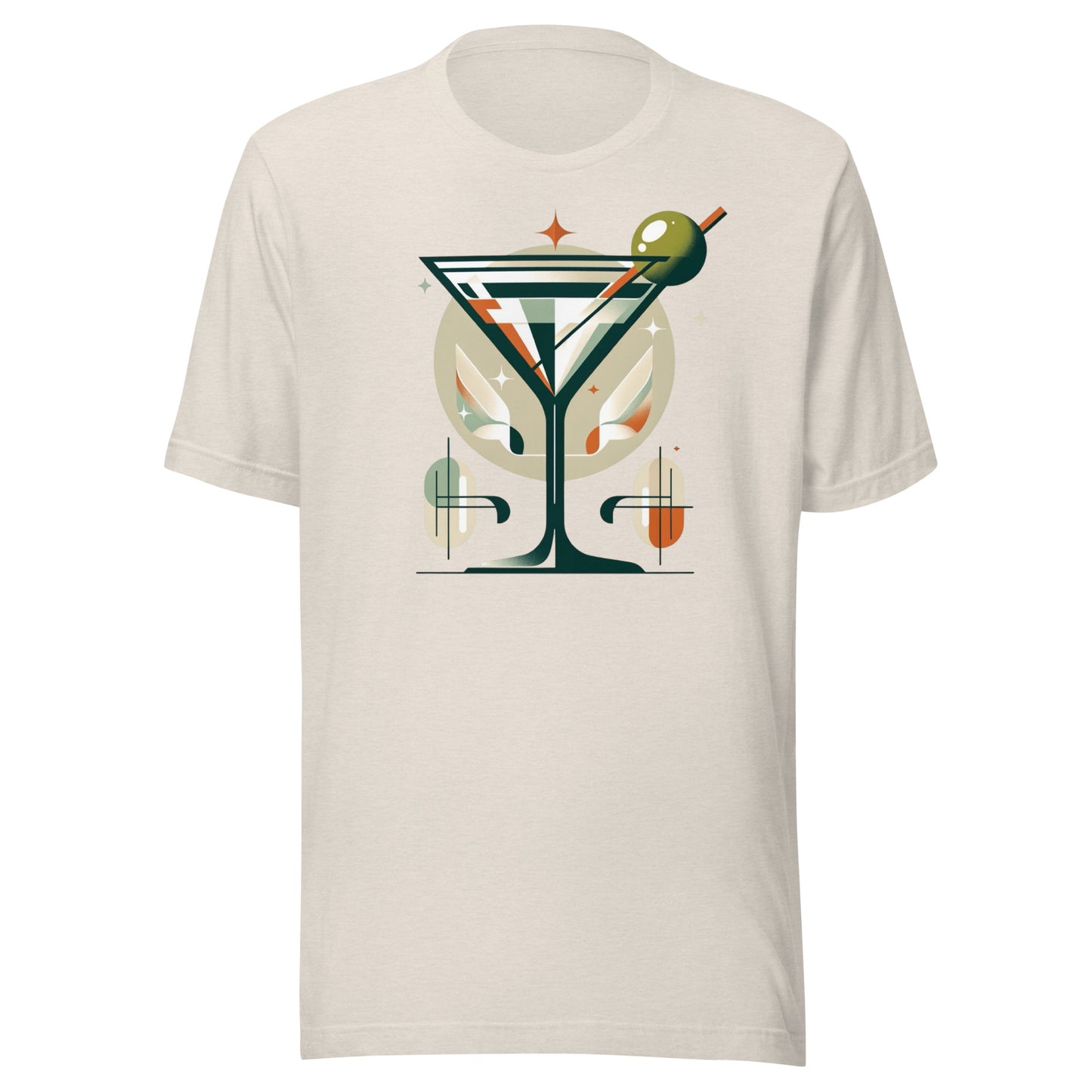 Martini ‘Full Send Saturday’ Mid-Century Modern Drinks Series Unisex t-shirt
