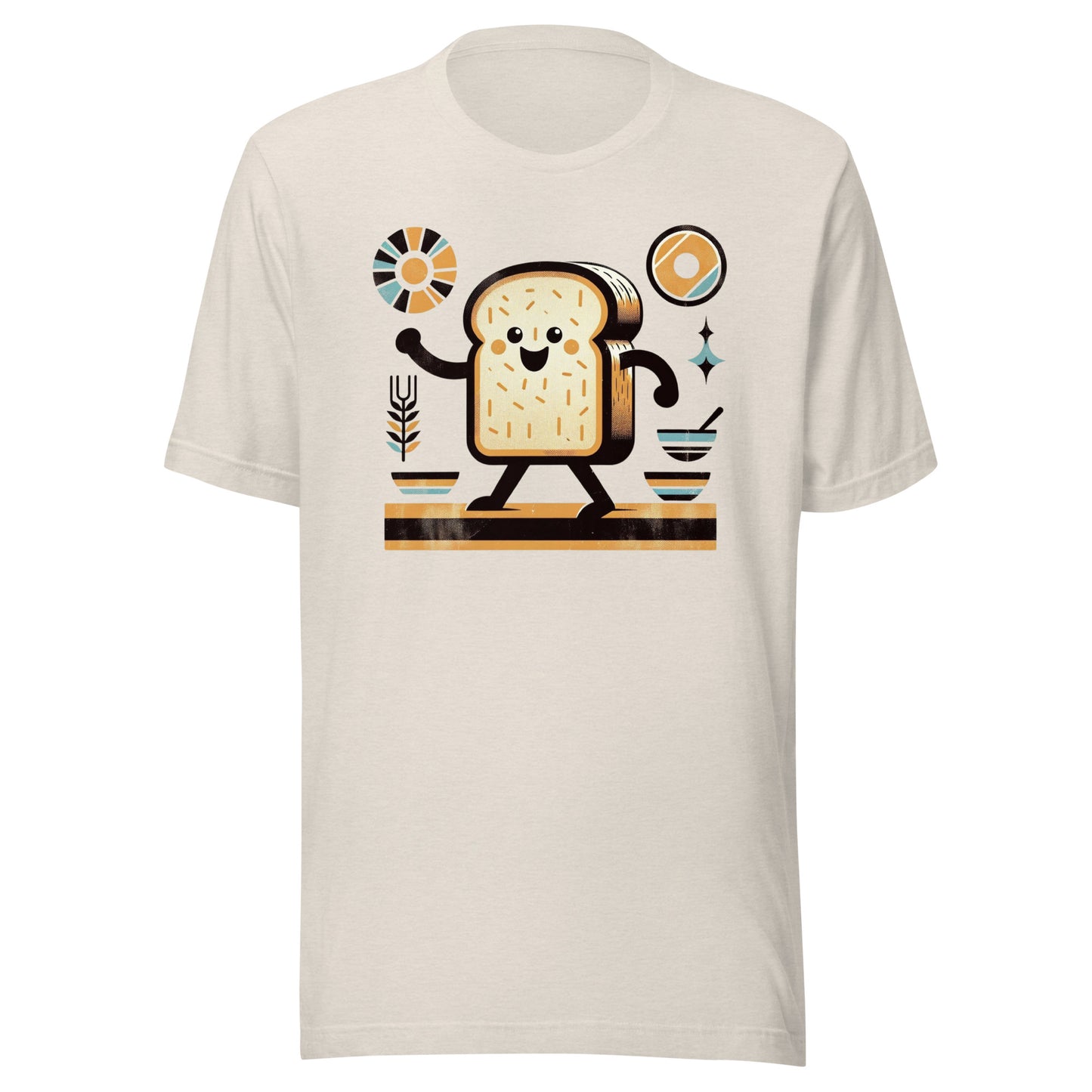 A Toast to Morning Vibes - Happy Bread Unisex Tee