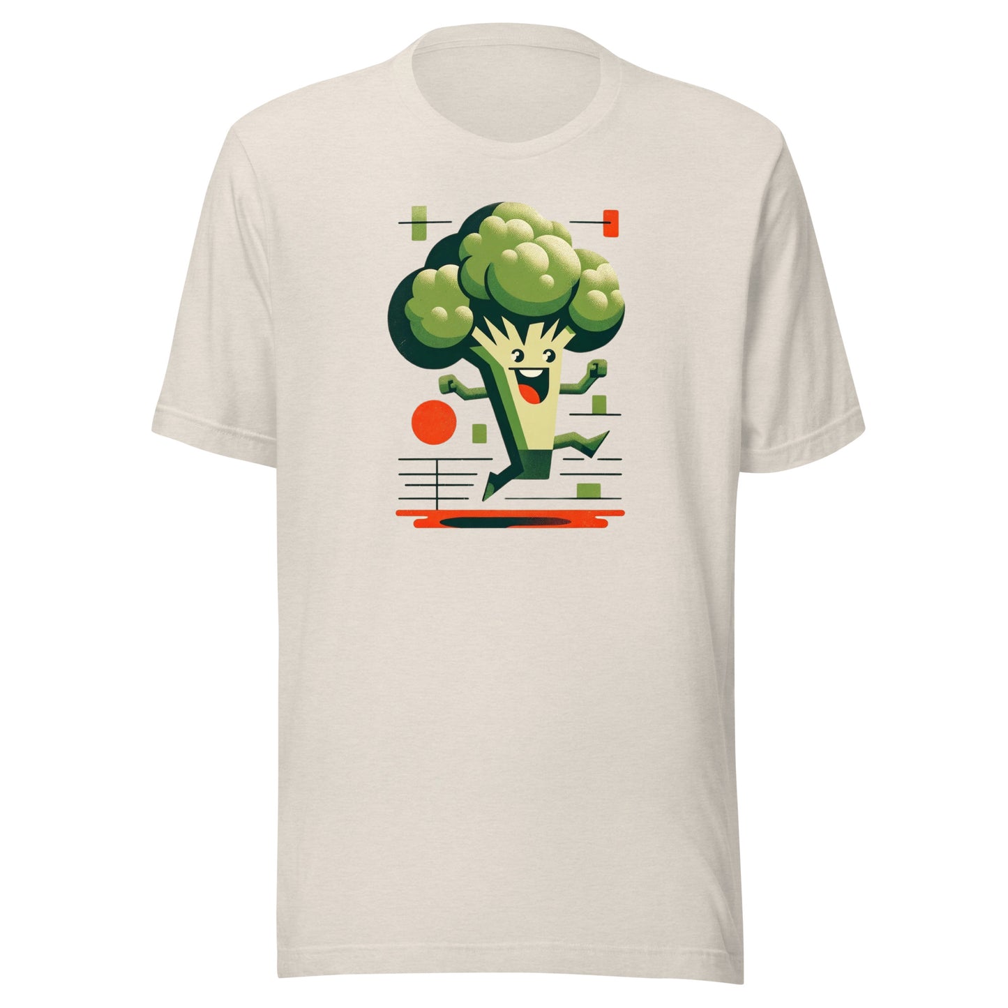 Broccoli Boogie: Groovy Greens Run Unisex Tee