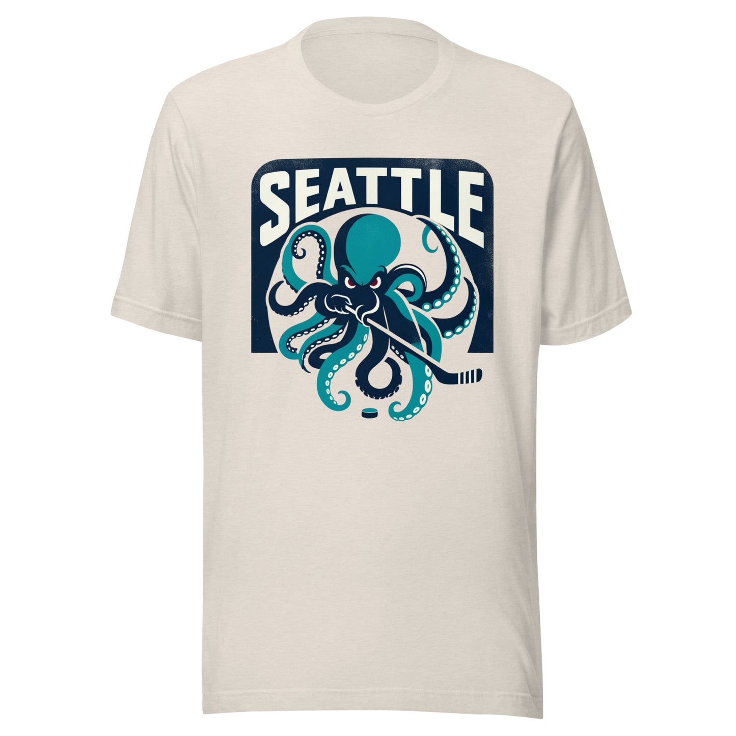 Seattle Hockey Face Off Unisex t-shirt