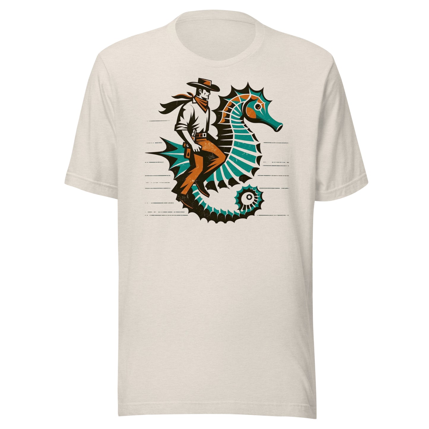 Cowboy Seahorse Sea Adventure Unisex t-shirt