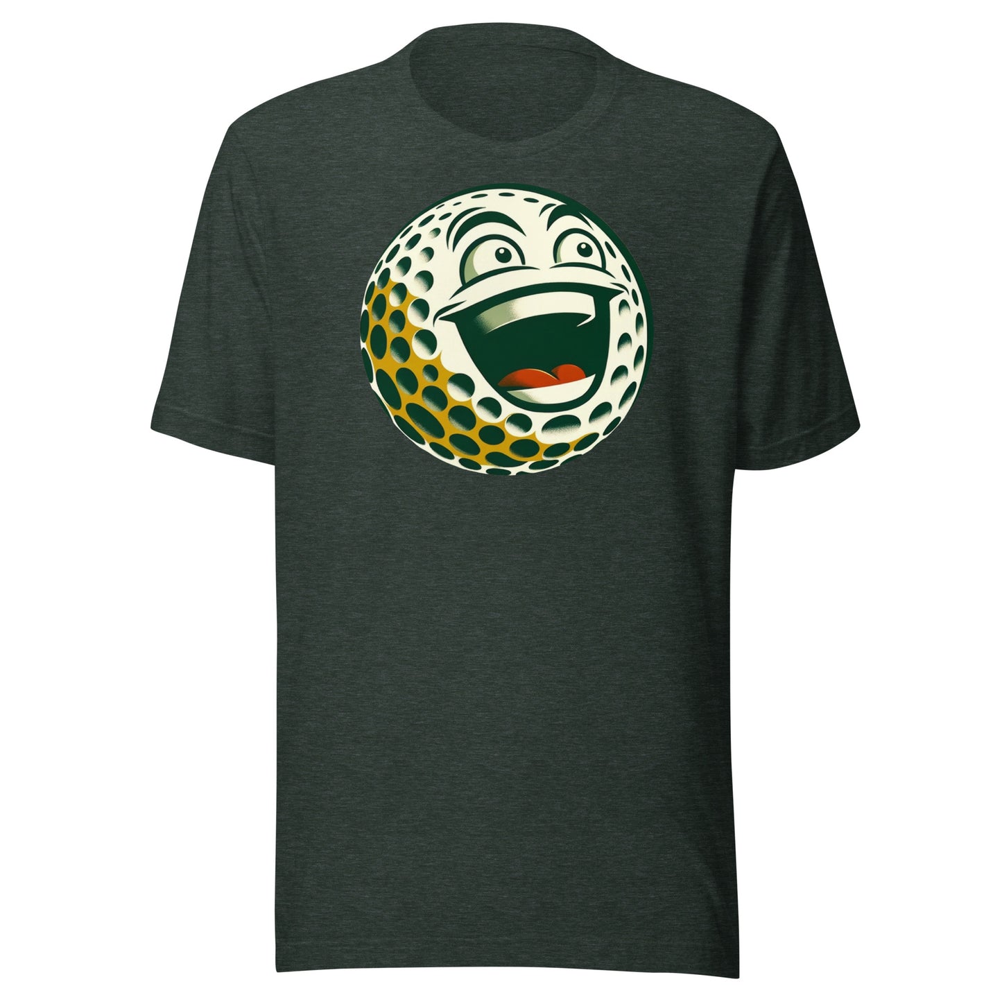 Overly Enthusiastic Golf Ball Unisex t-shirt