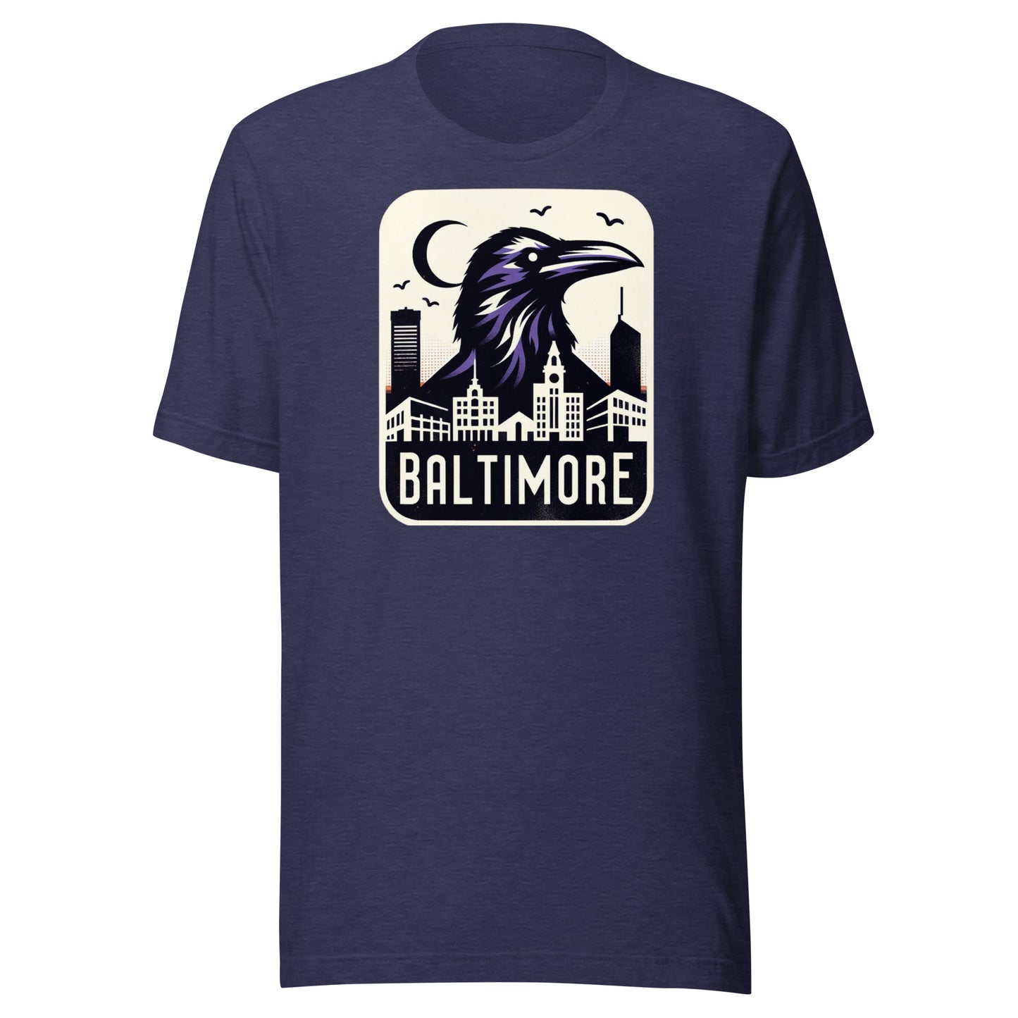 Baltimore Gridiron: Harbor Birds - Retro Football Tapestry Series Unisex t-shirt