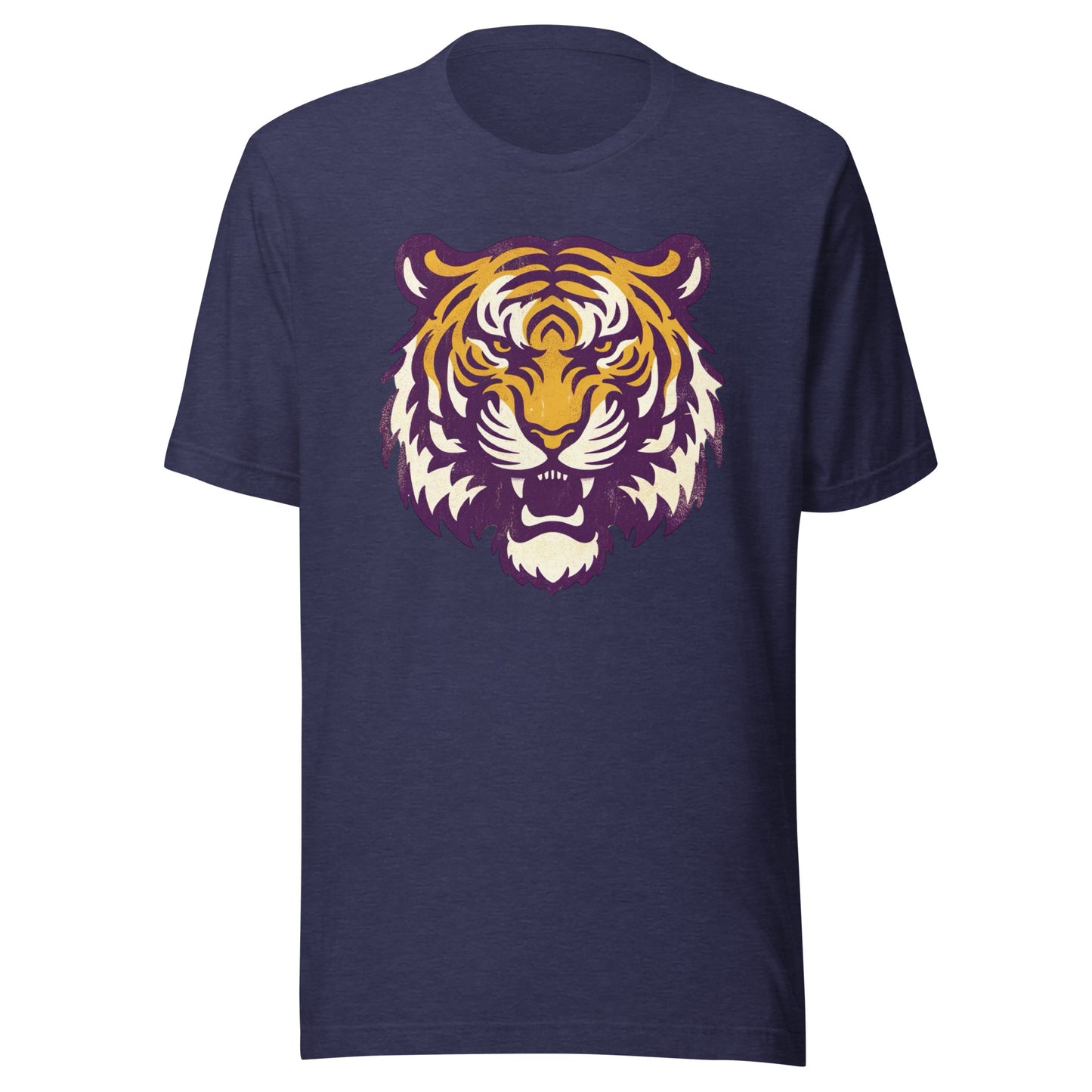 Tigers Football Dominance Vintage Rustic College Ball Unisex Tee