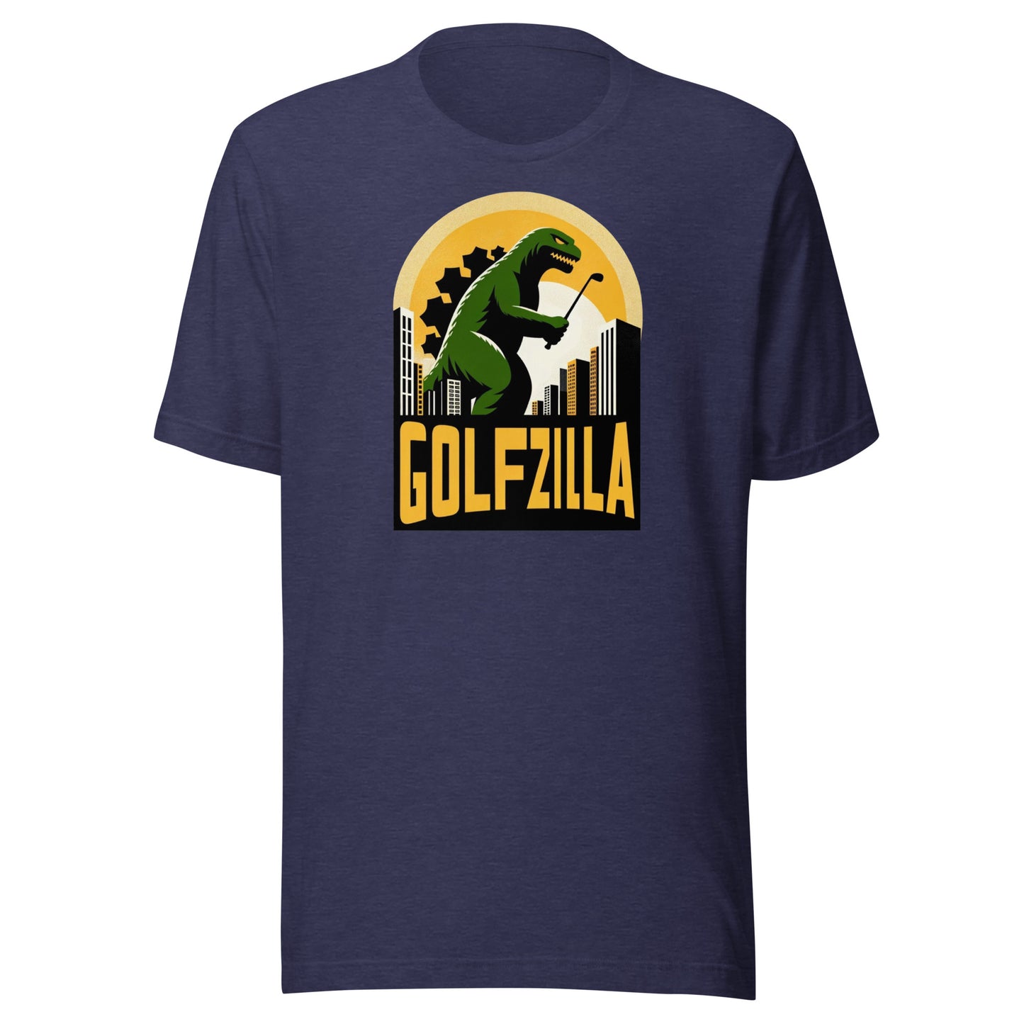 Golfzilla Monster Golfer Golf Unisex t-shirt