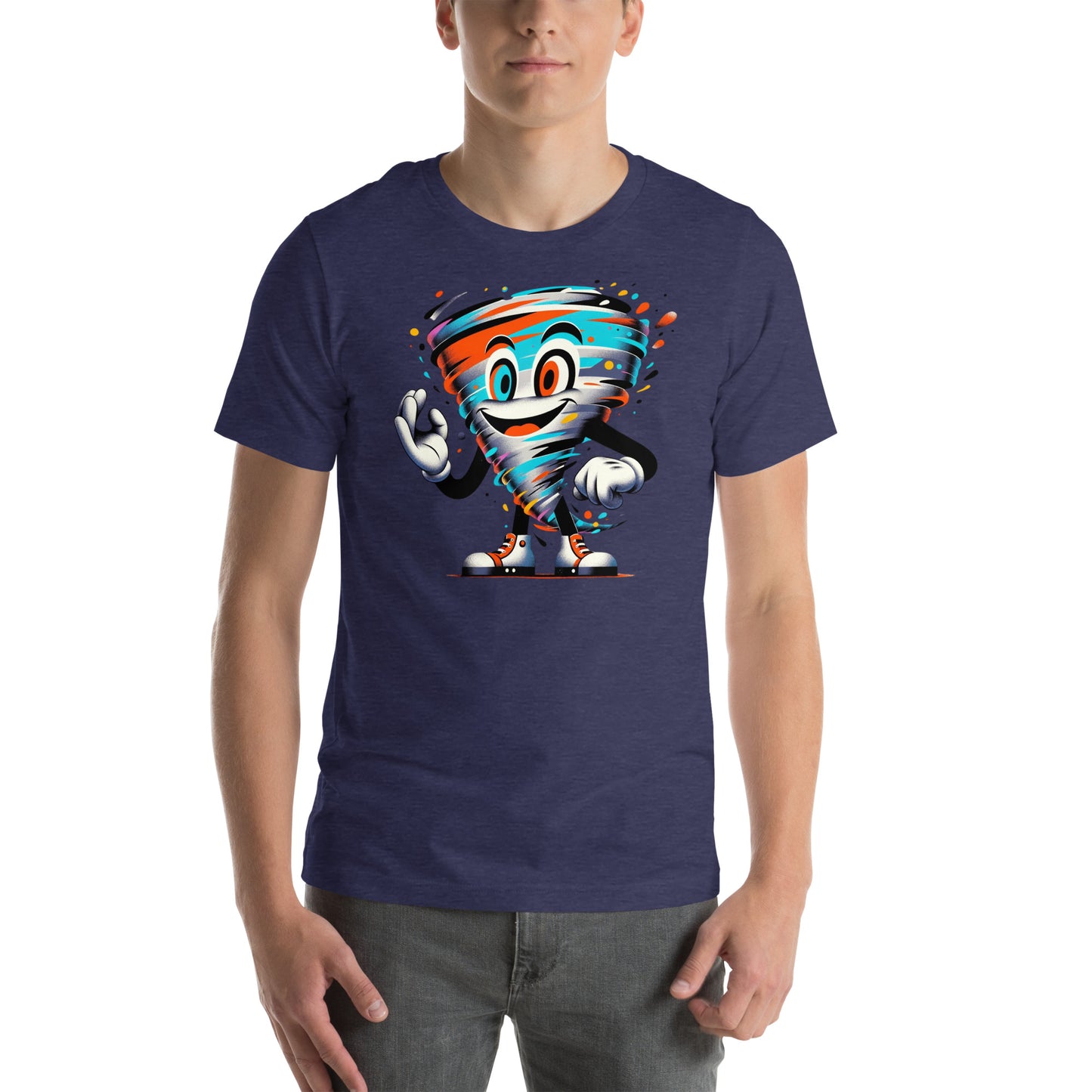 Twisty Tornado Colorful Weather Ahead - Unisex t-shirt