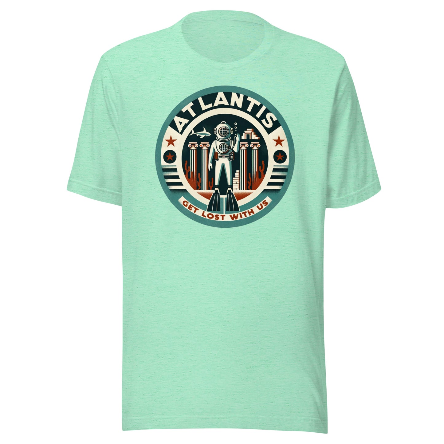 Atlantis Dive Tours - Get Lost with Us Unisex t-shirt