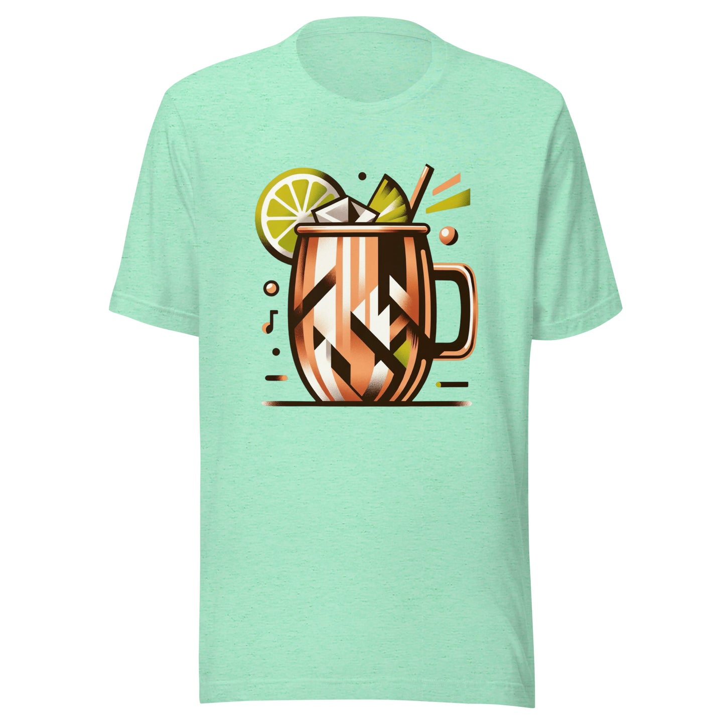 Moscow Mule ‘Full Send Saturday’ Mid-Century Modern Drinks Series Unisex t-shirt