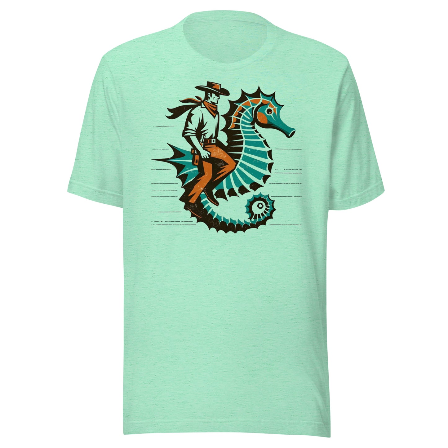 Cowboy Seahorse Sea Adventure Unisex t-shirt