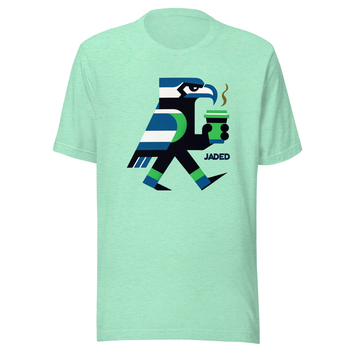 Coffee-Sipping Sea Hawk "Jaded" Graphic Tee - Unisex t-shirt