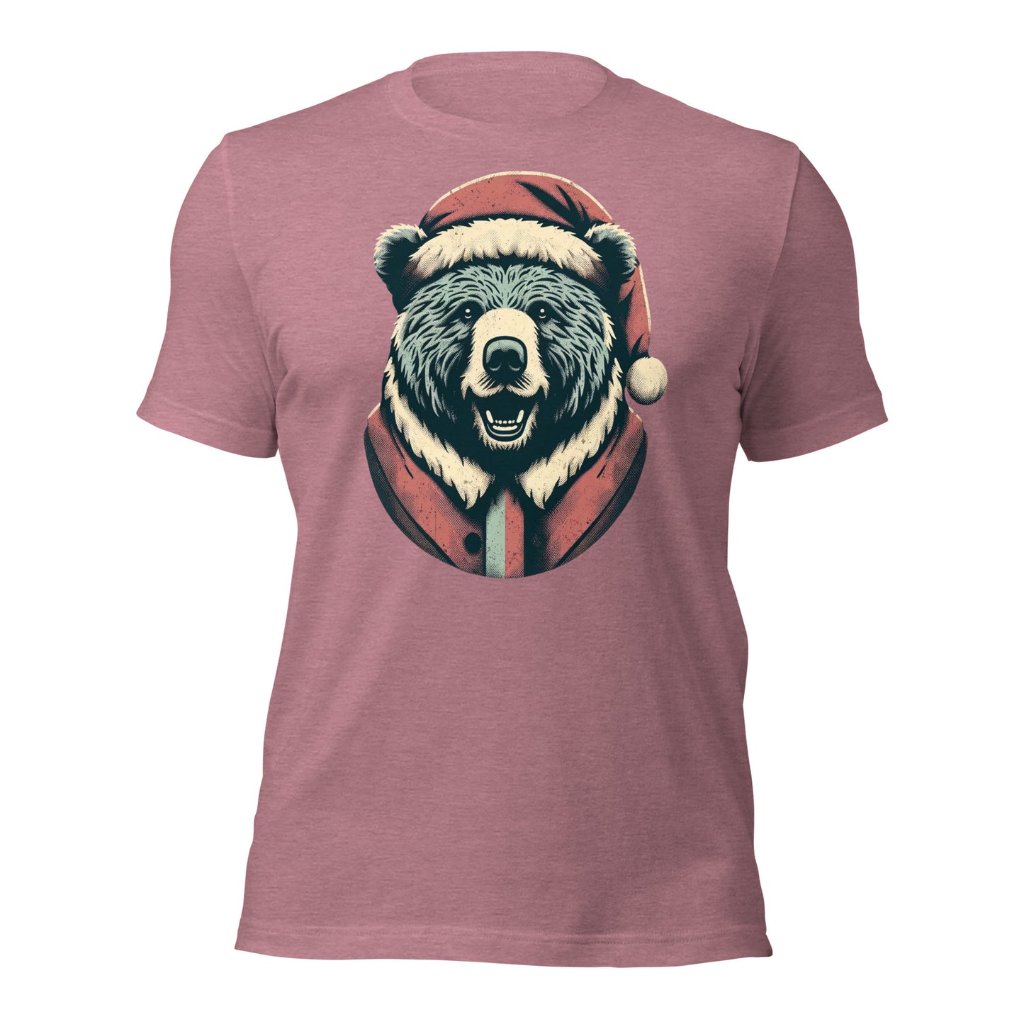 Bear-ly Merry: Rustic Christmas Retreat with Santa's Fuzziest Helpers Unisex t-shirt