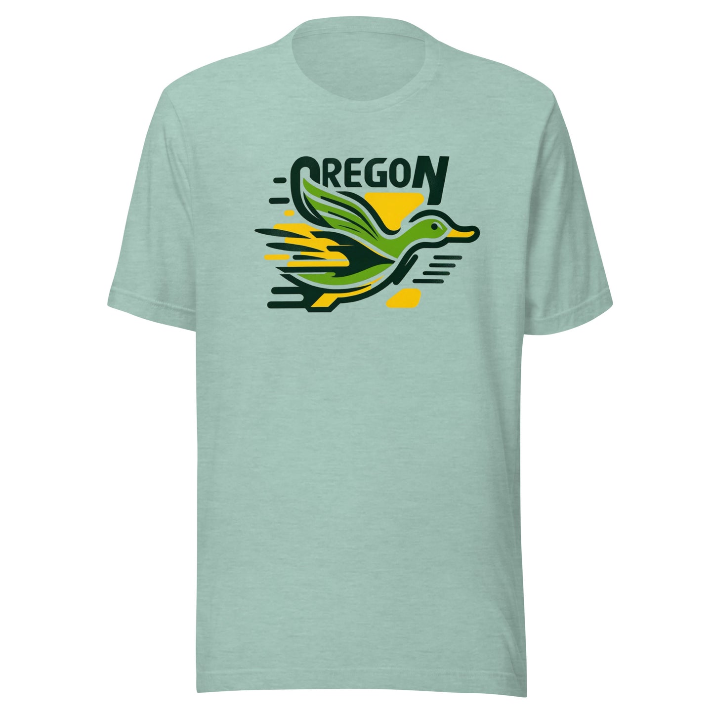 Eugene Ducks Gridiron Vintage Rustic GameDay Threads Unisex Tee