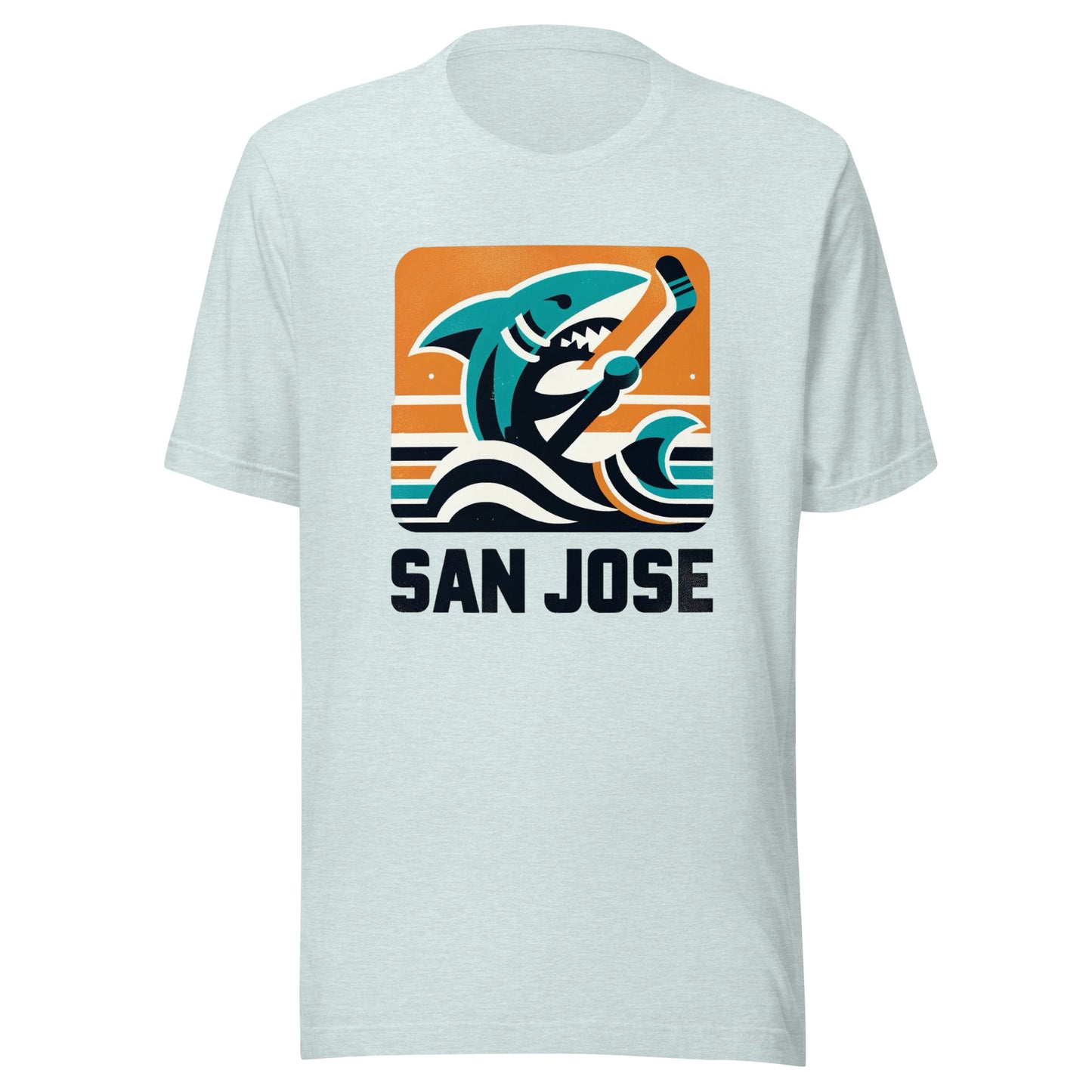 San Jose Rink Roots: The Urban Vintage Hockey Collection Unisex t-shirt