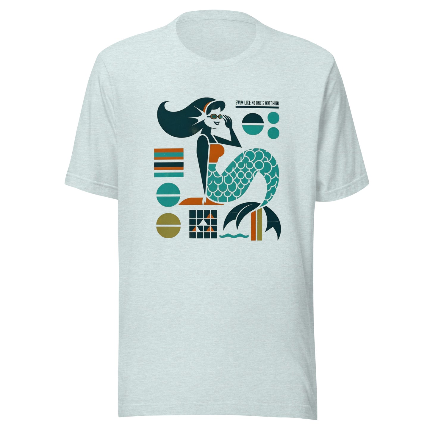 Mermaid Aquatics - Swim Like No One's Watching Unisex t-shirt