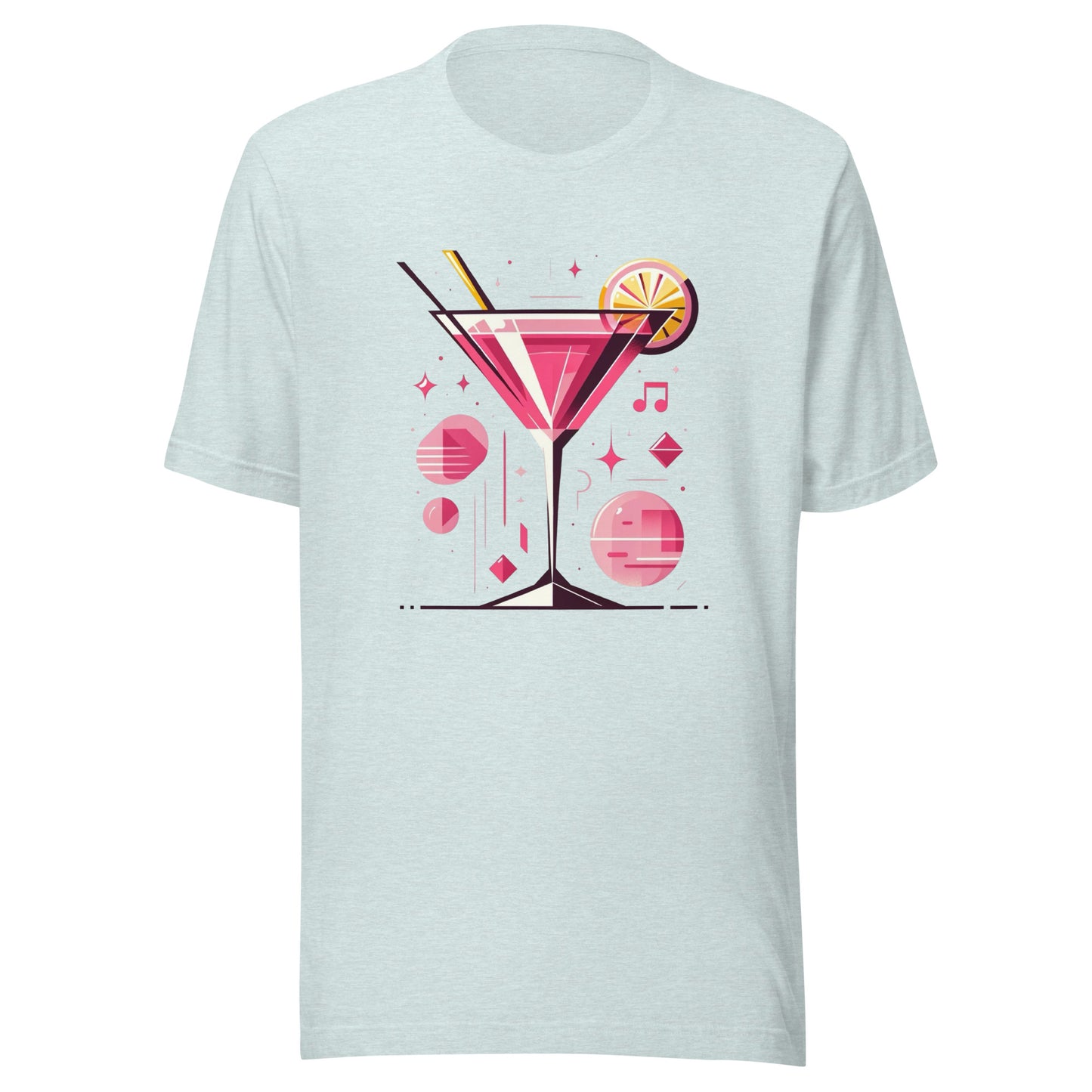 Cosmopolitan ‘Full Send Saturday’ Mid-Century Modern Drinks Series Unisex t-shirt