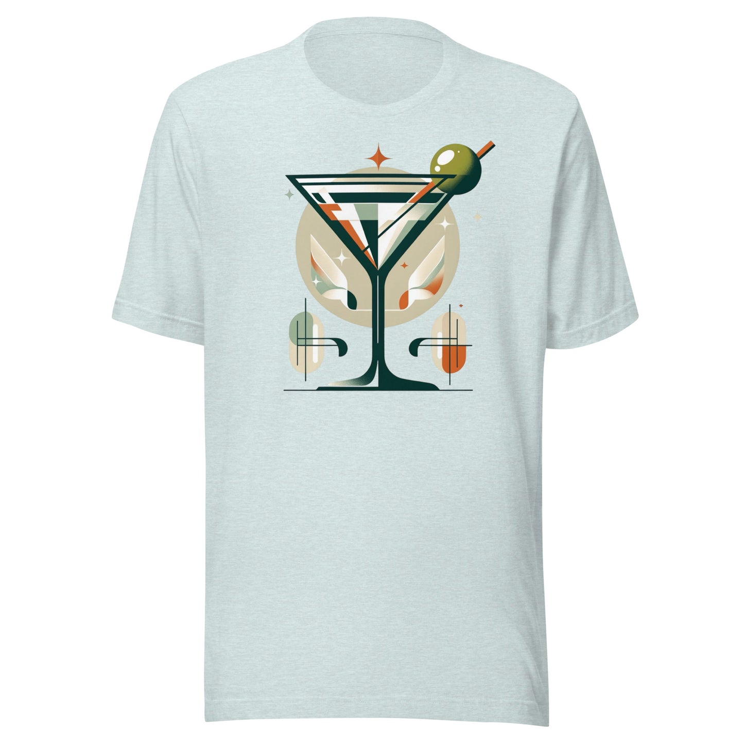 Martini ‘Full Send Saturday’ Mid-Century Modern Drinks Series Unisex t-shirt